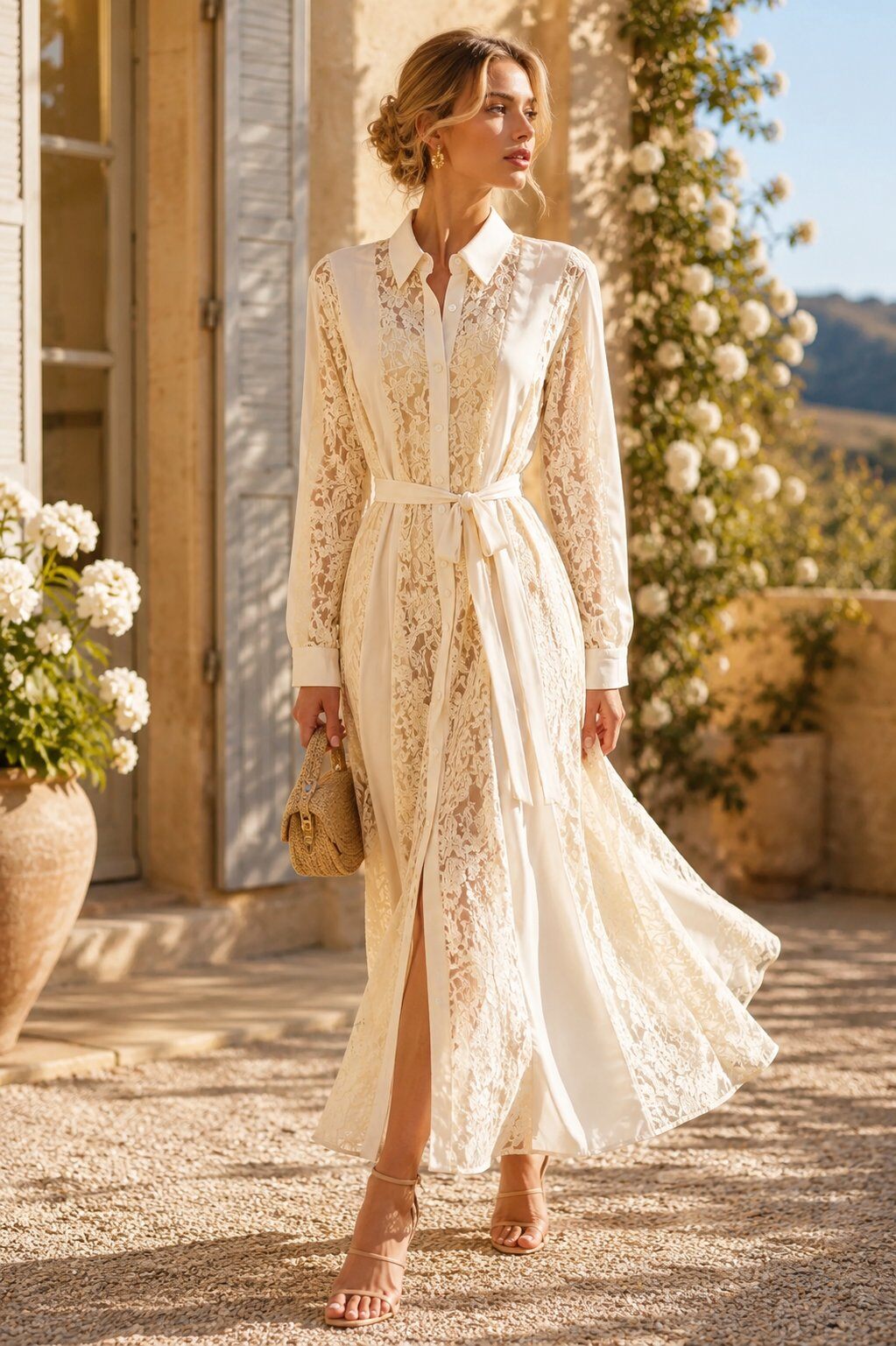 Grossiste Miss Charm - Robe en dentelle