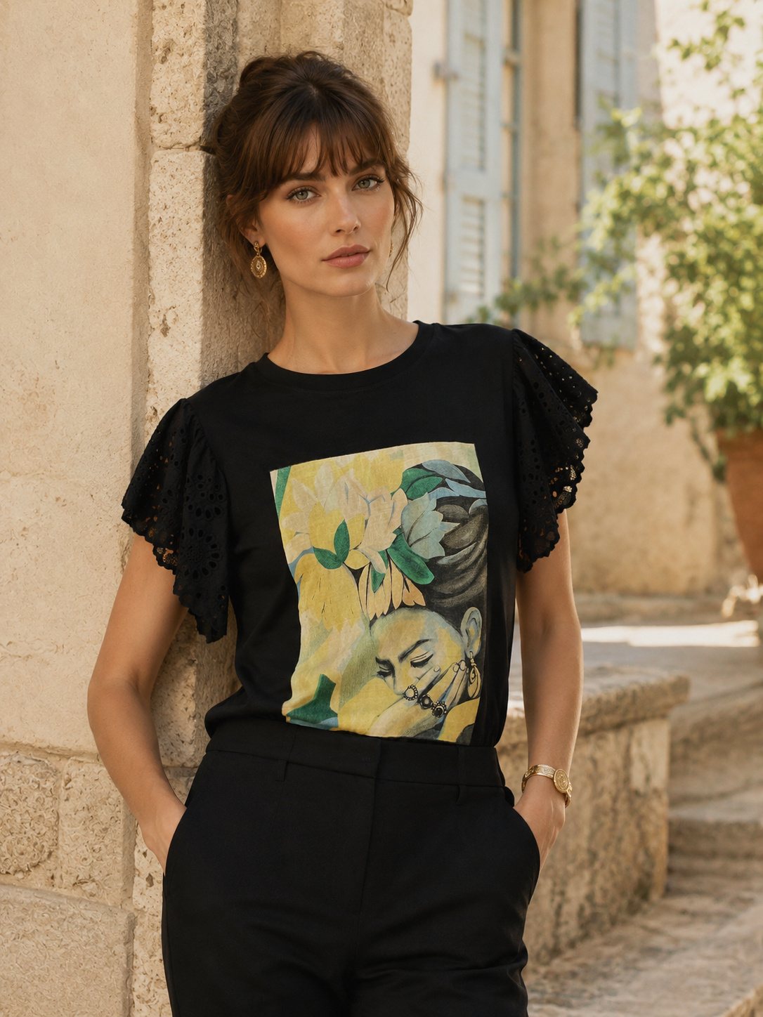 Grossiste Miss Charm - Top t-shirt