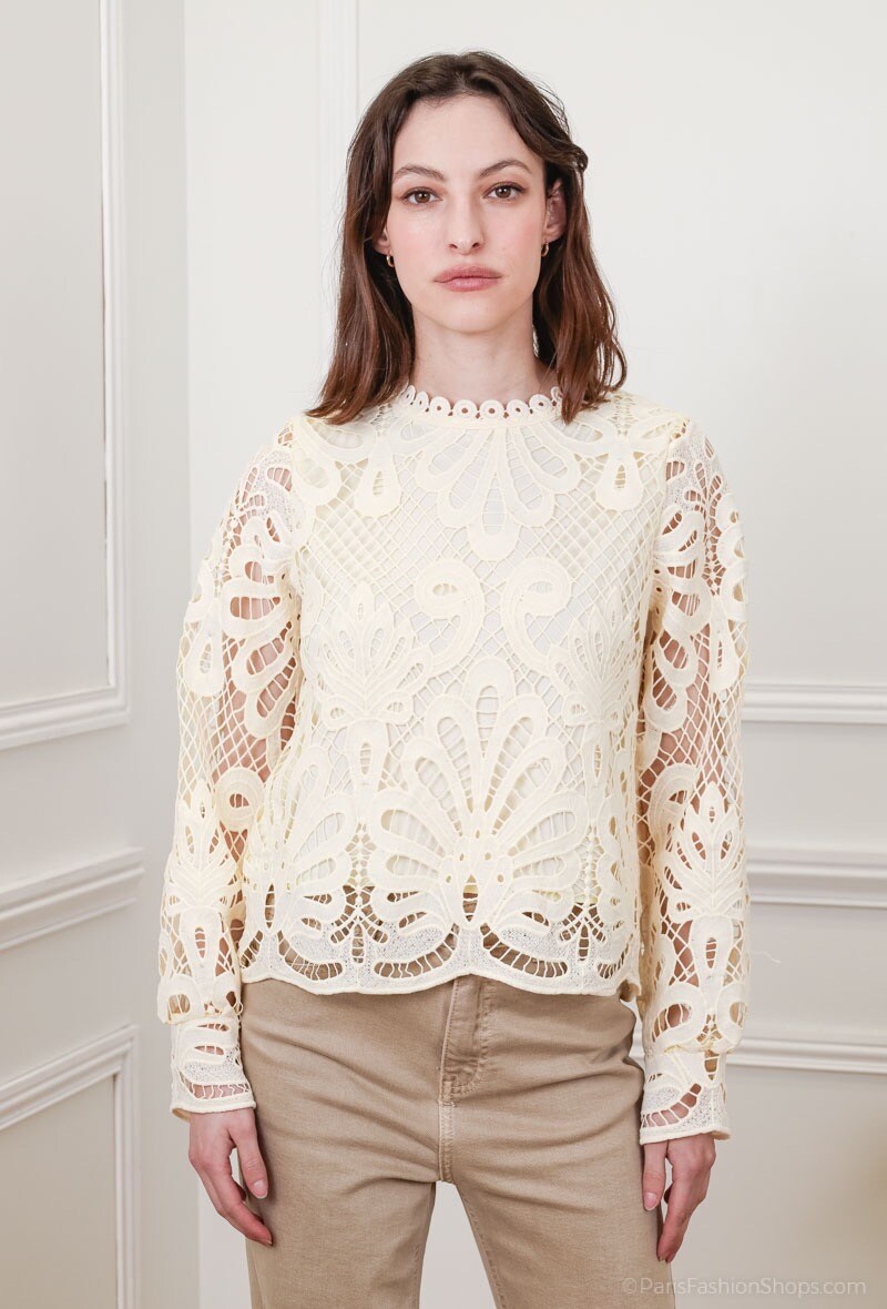 Grossista Miss Charm - Blusa in pizzo