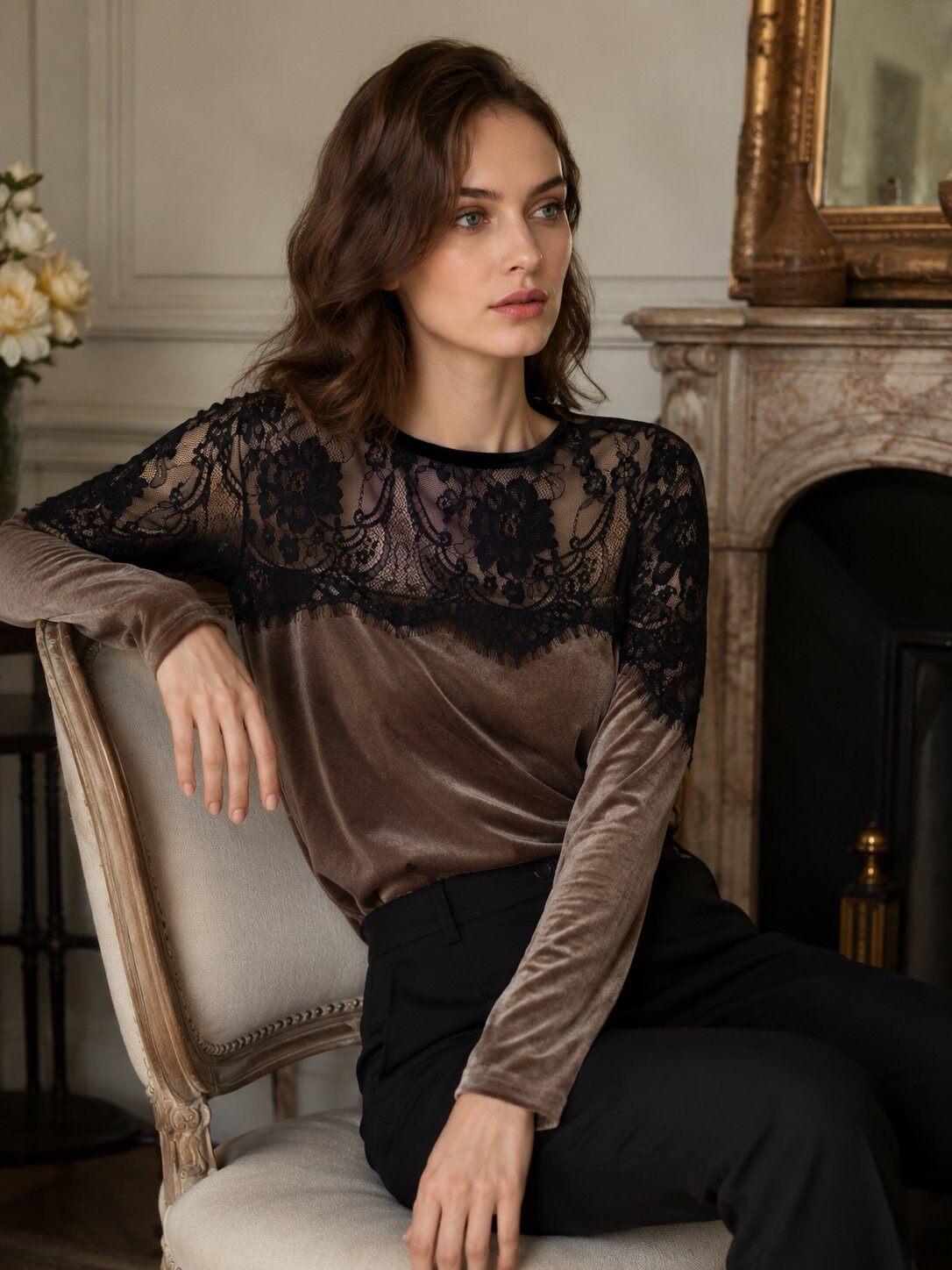 Mayorista Miss Charm - Top de encaje