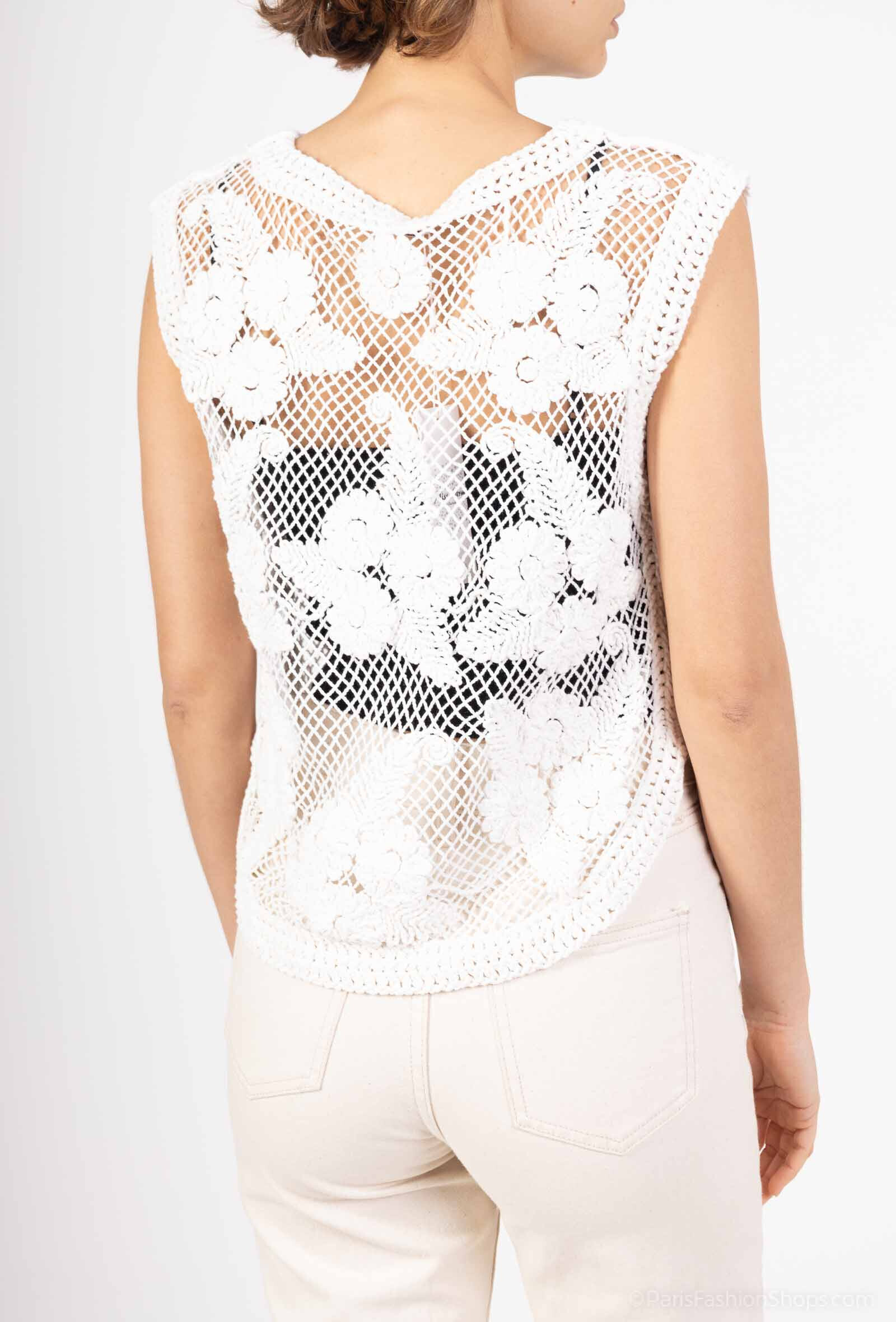 Grossista Miss Charm - Top ricamato