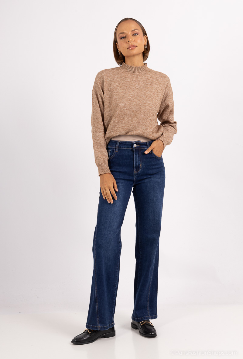 Grossiste Miss Fanny - Pantalon wide leg