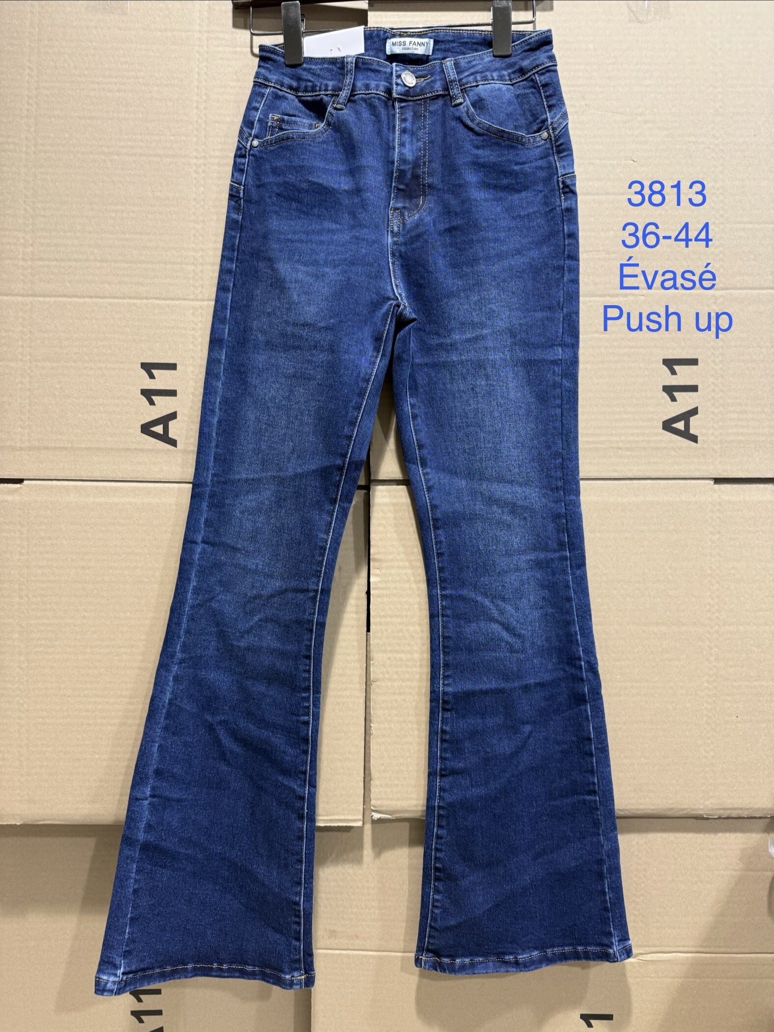 Wholesaler Miss Fanny - Flared push-up jeans