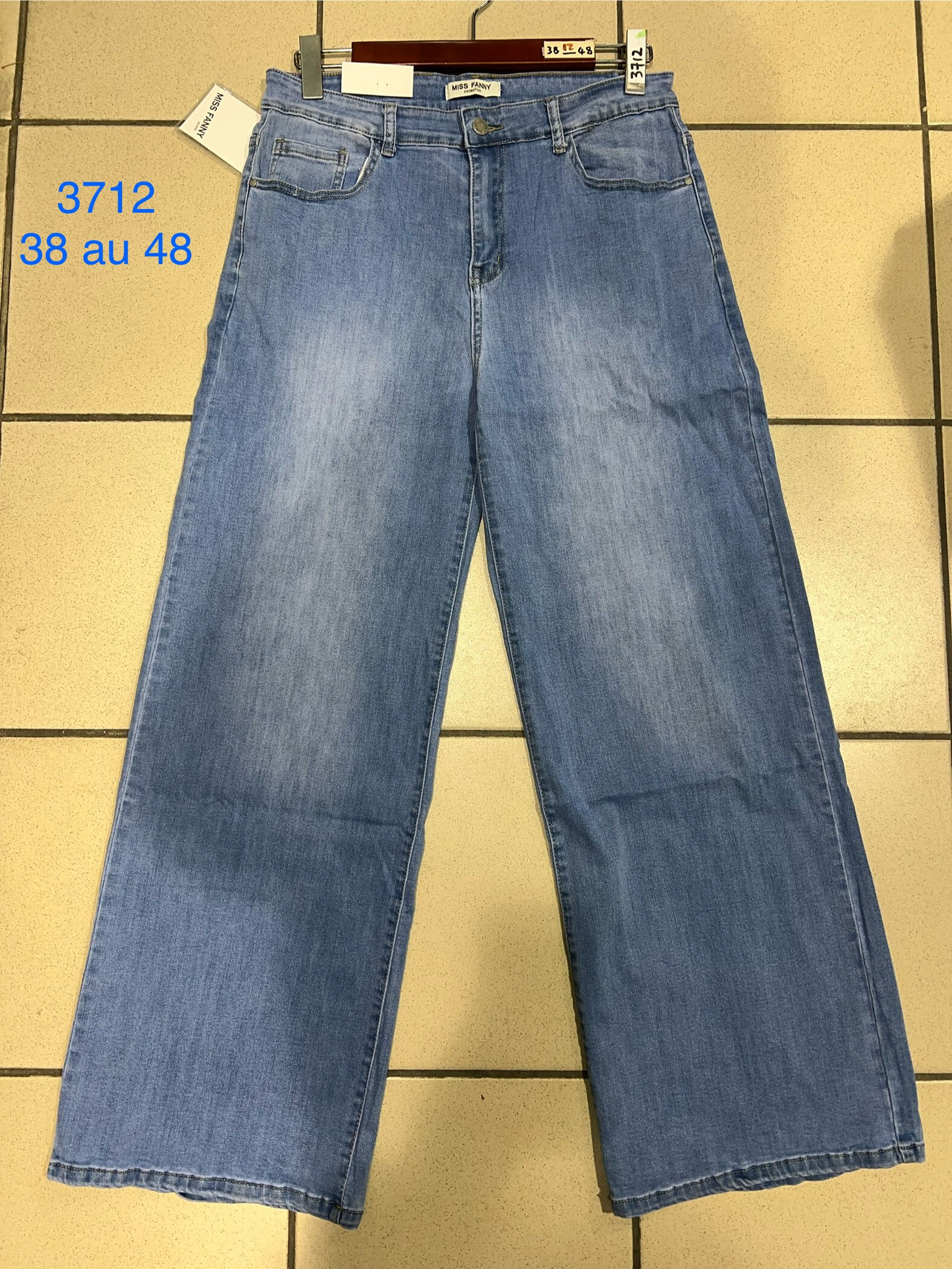 Wholesaler Miss Fanny - Jeans 38 at 48 Wide Leg