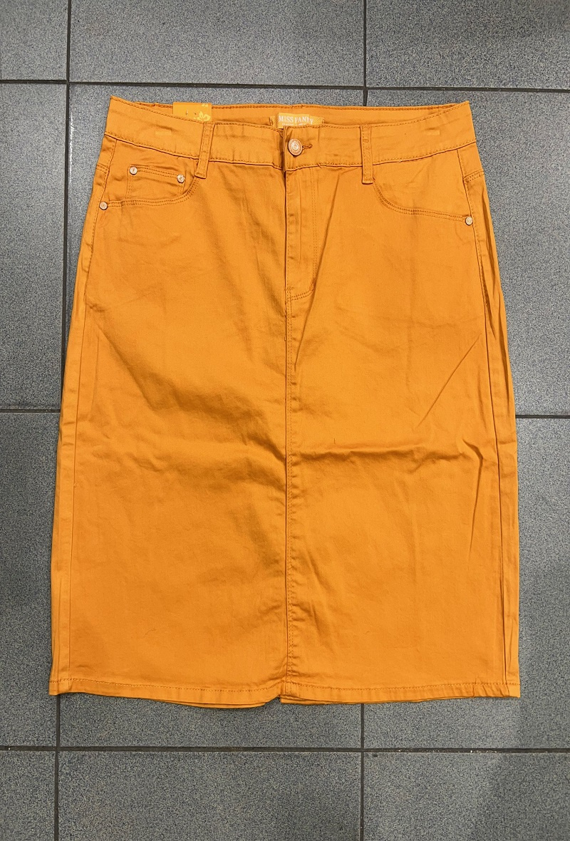 Wholesaler Miss Fanny - Big size canvas skirt