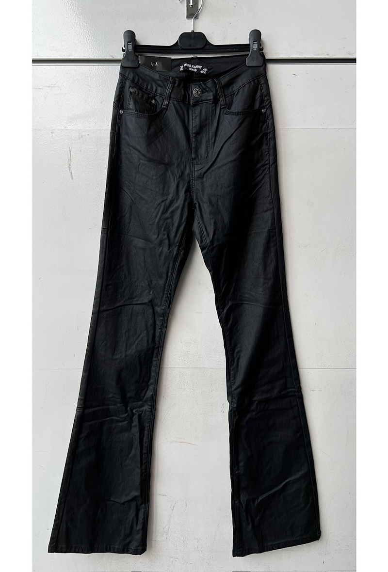 Wholesaler Miss Fanny - Flared oiled pants, push up and stuffed inside