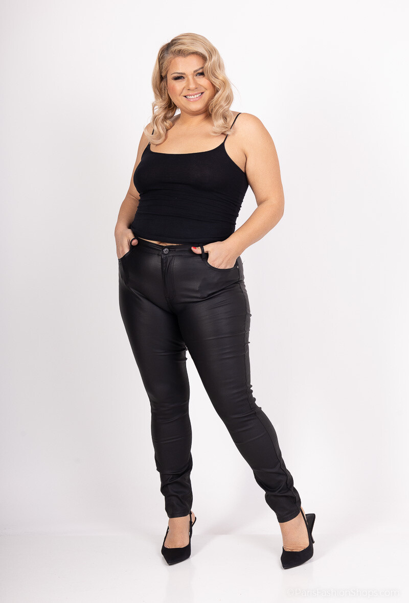 Wholesaler Miss Fanny - Big size slim coated pants