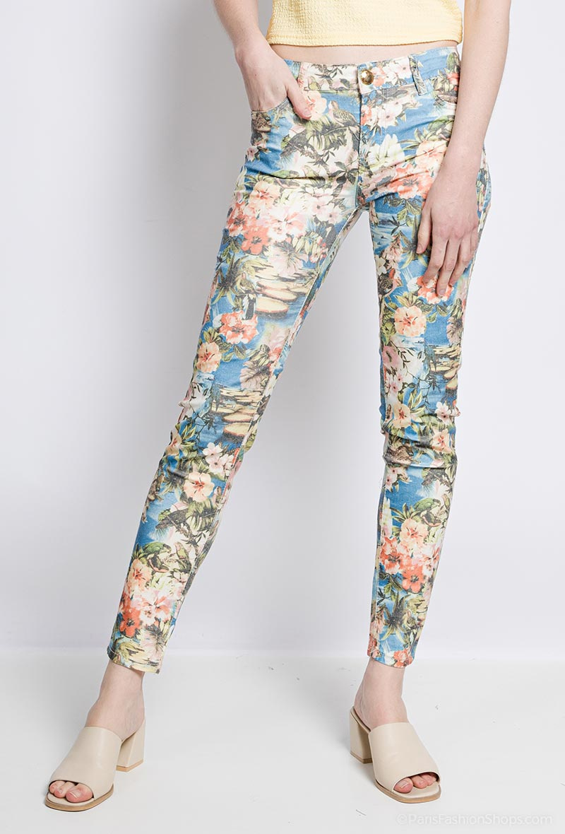 Wholesaler Miss Fanny - Flower print pants