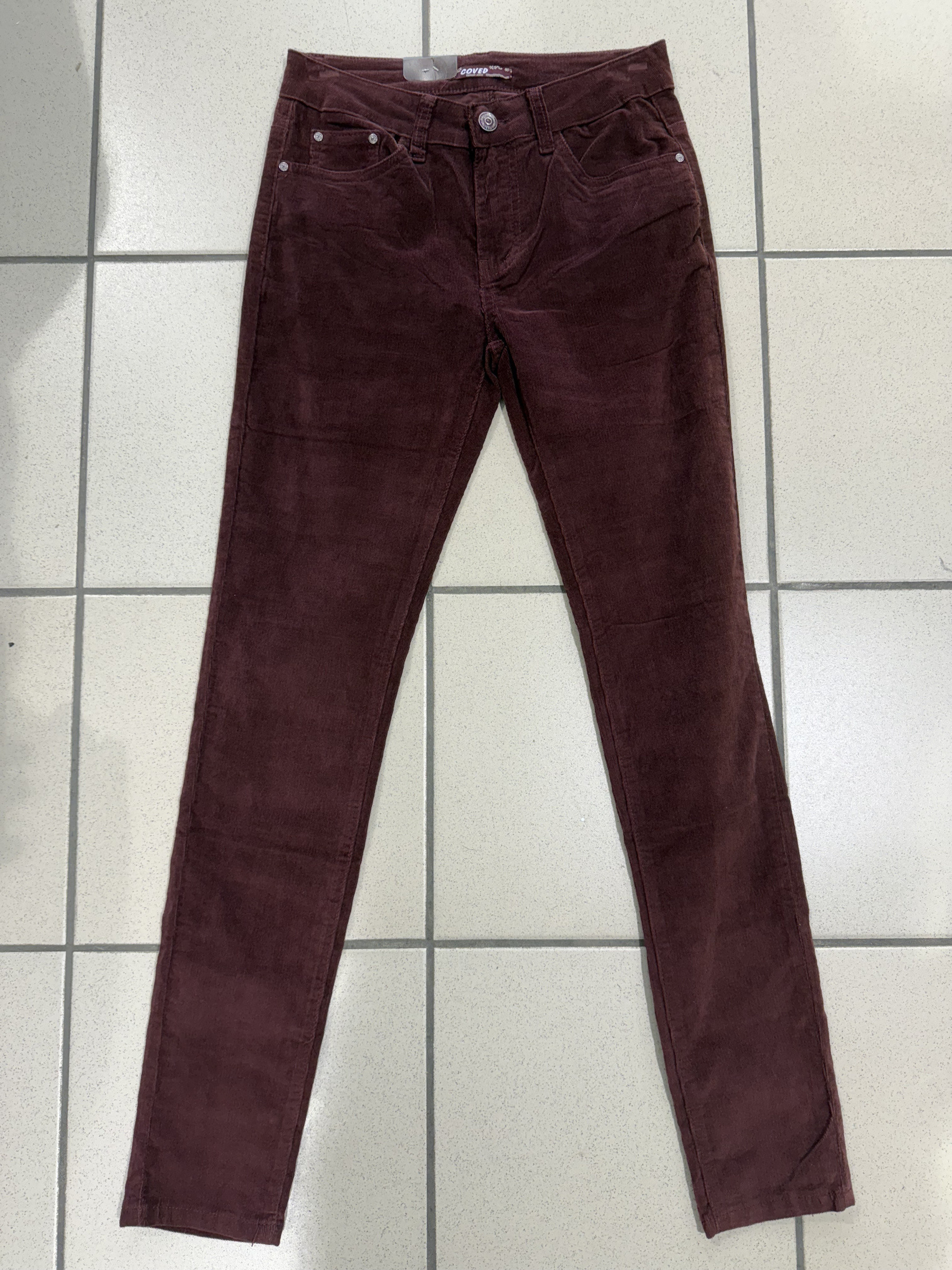 Grossiste Miss Fanny - Pantalon en velour slim
