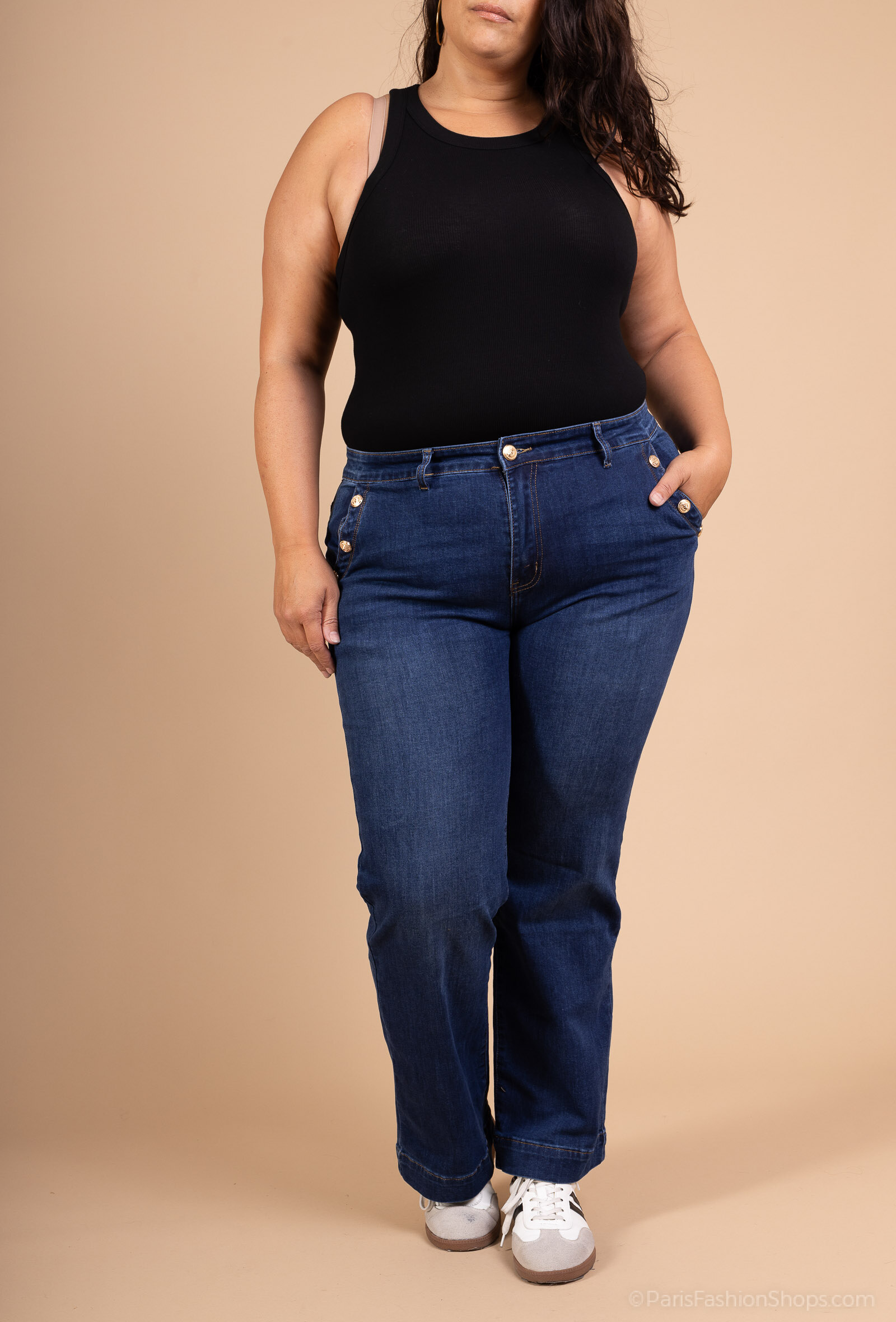 Großhändler Miss Fanny - Weite Jeans in großen Größen