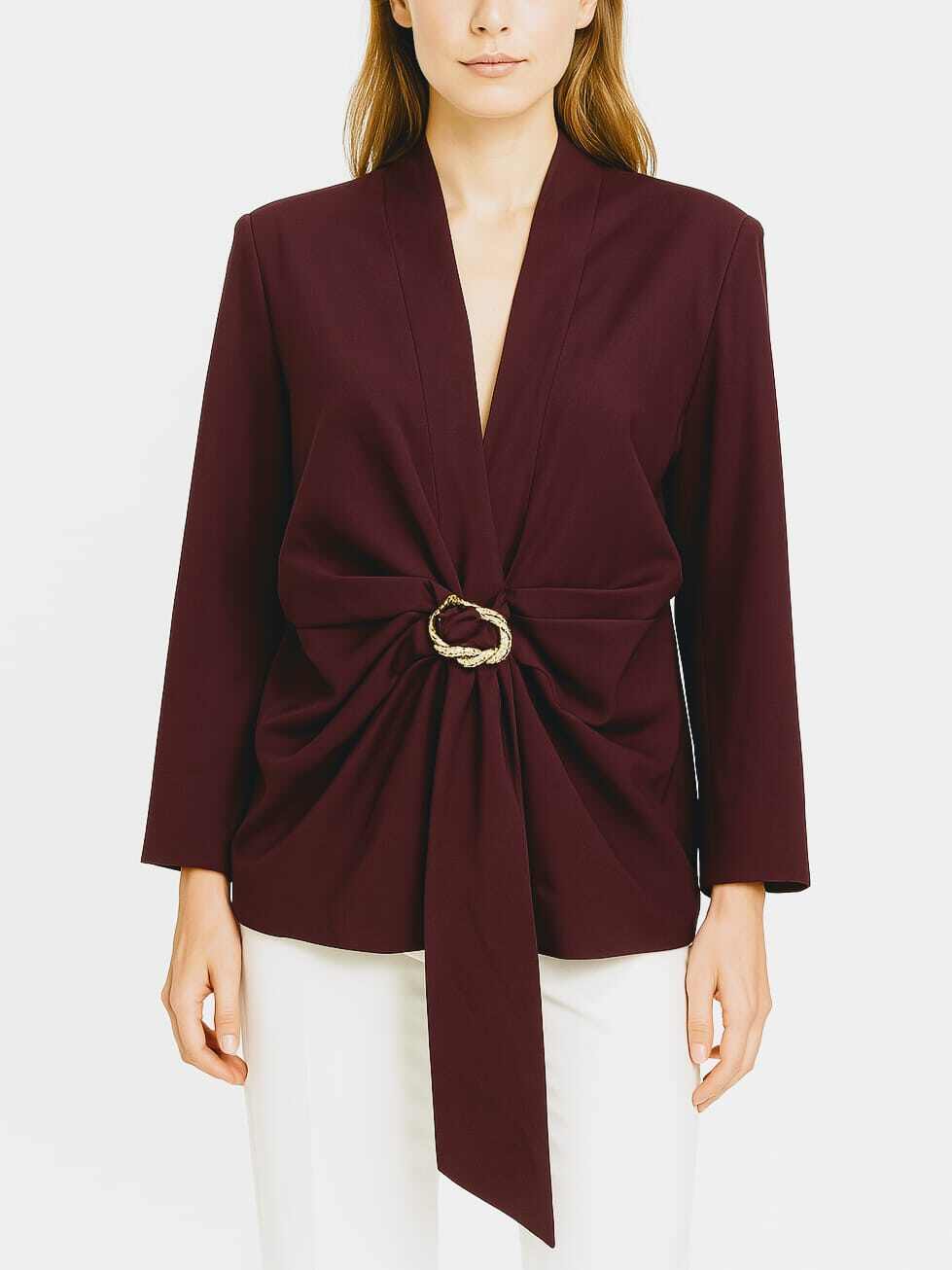 Mayorista MISS KOKO - blazer con hebilla dorada