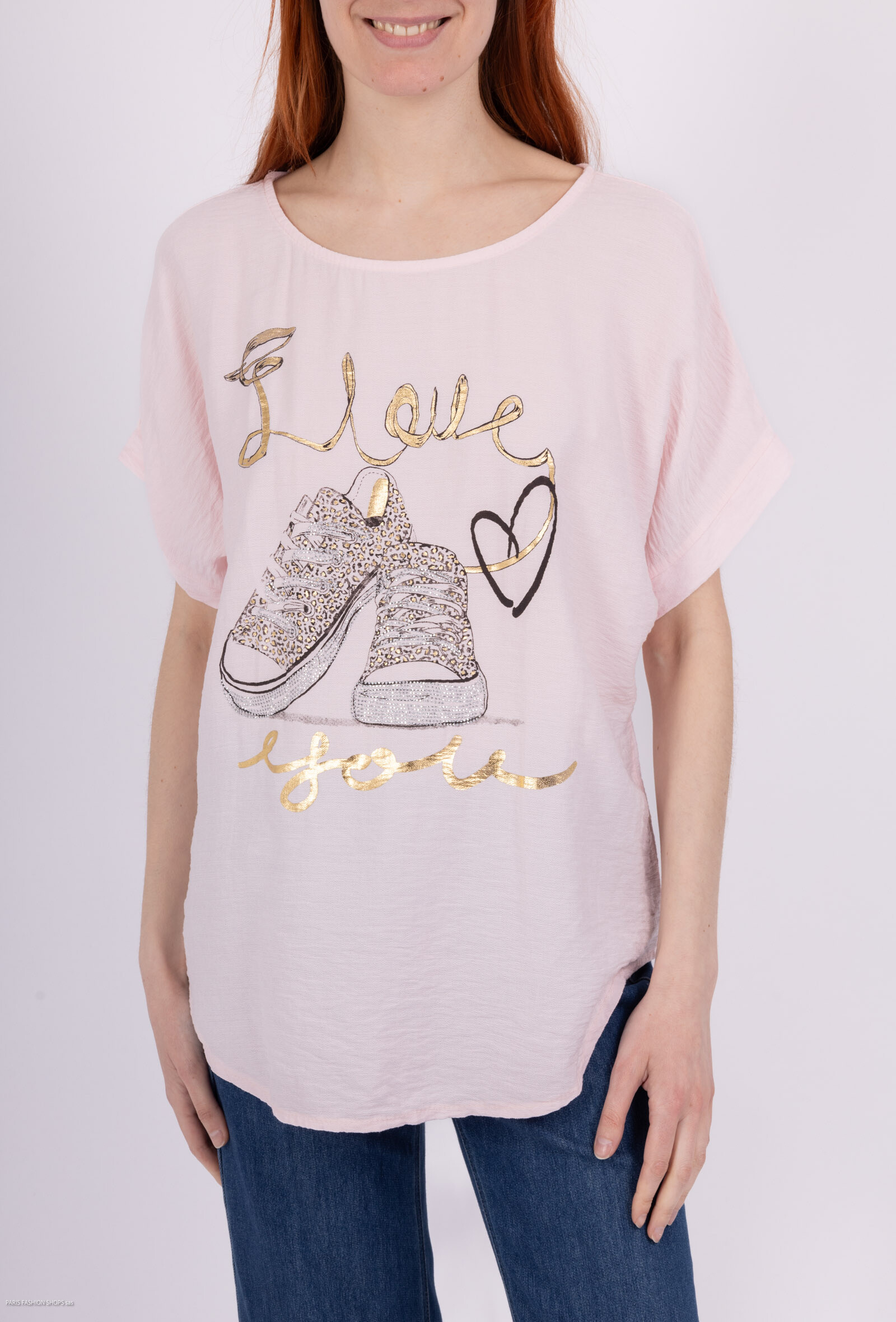 Grossiste MISS KOKO - blouse imprimé col rond