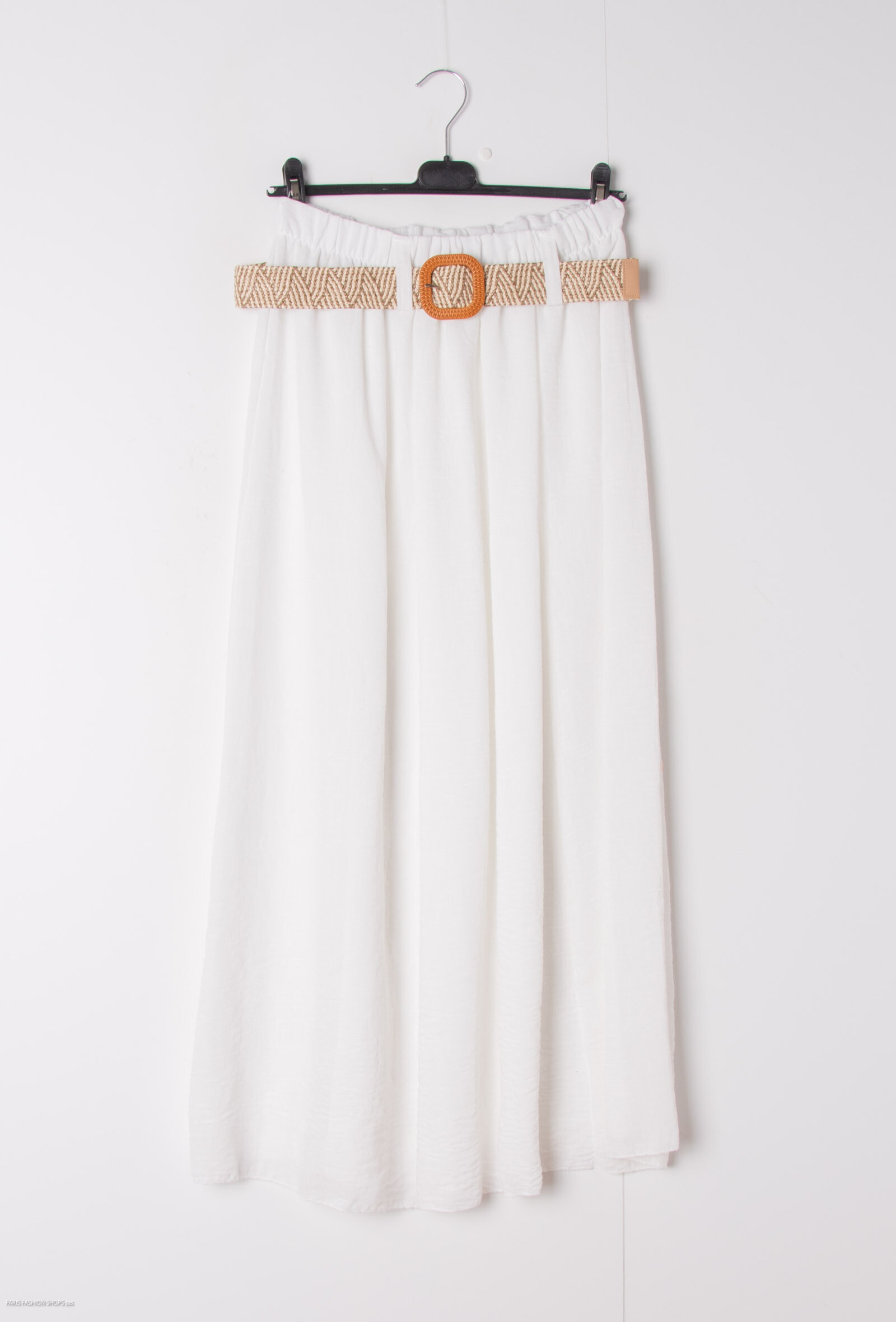 Grossiste MISS KOKO - jupe longue effet lin avec la  ceinture