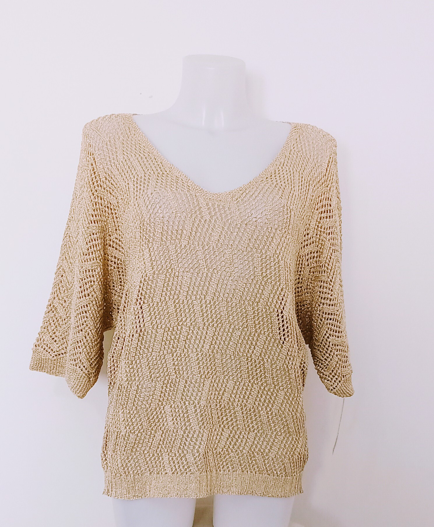 Grossista MISS KOKO - Maglione all'uncinetto Lurex v -C.