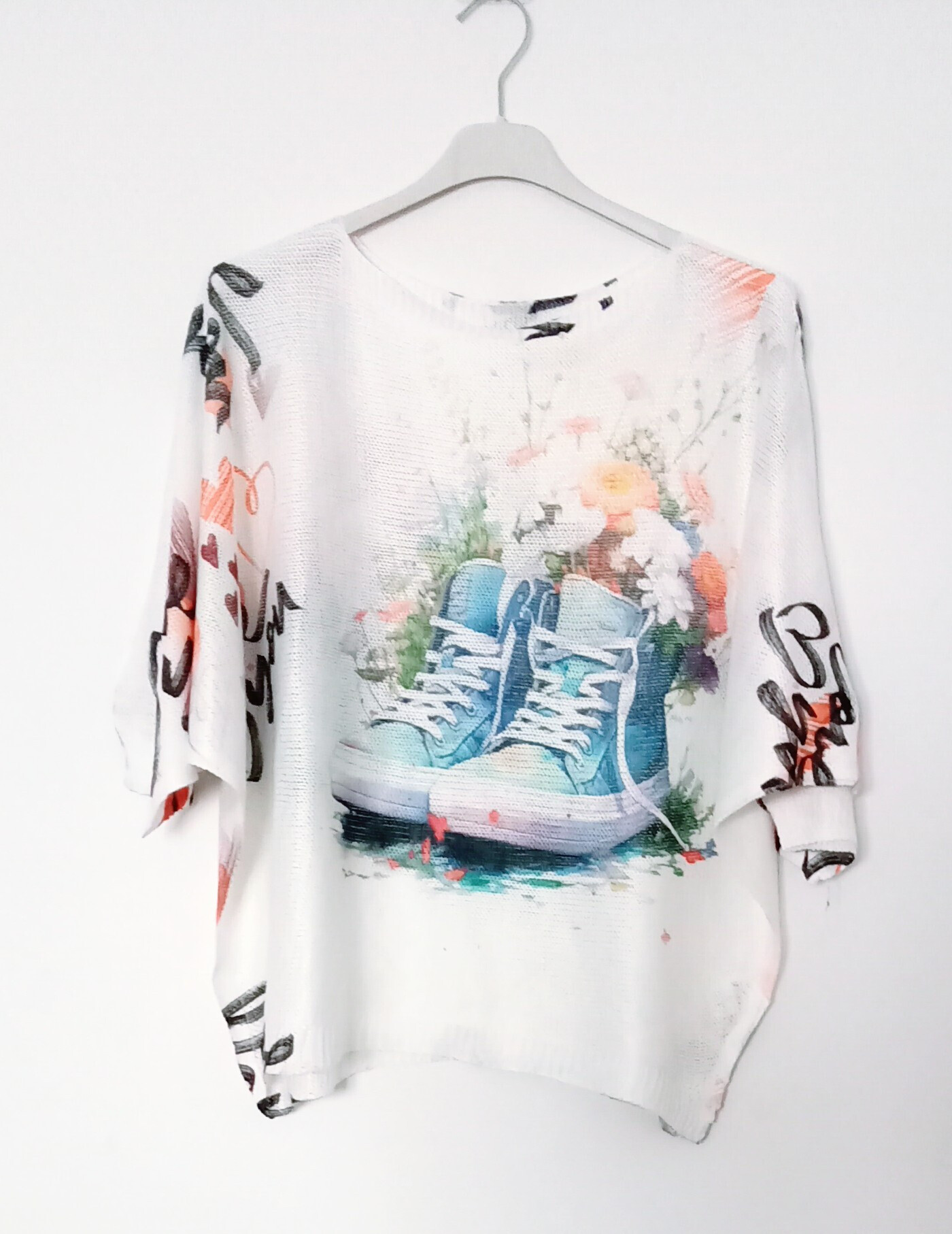 Grossiste MISS KOKO - pull manches courtes imprimé