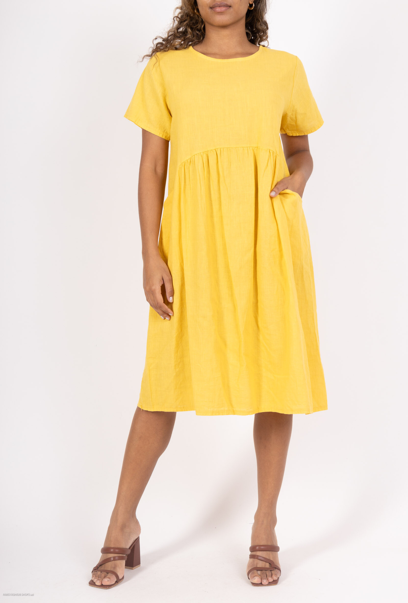 Grossiste MISS KOKO - robe décontractée en lin et coton