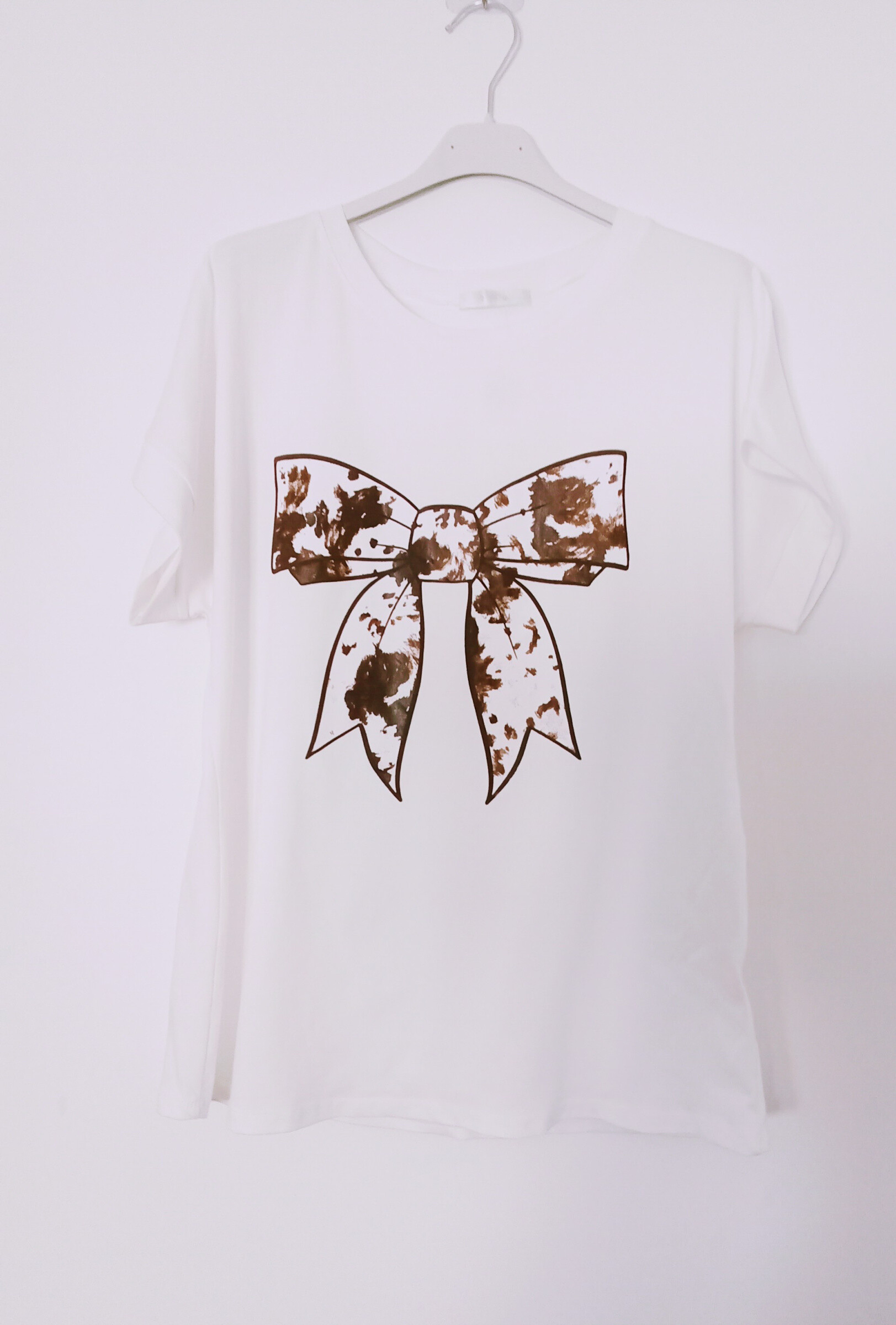 Grossiste MISS KOKO - t-shirt col rond manches courtes en coton imprimé
