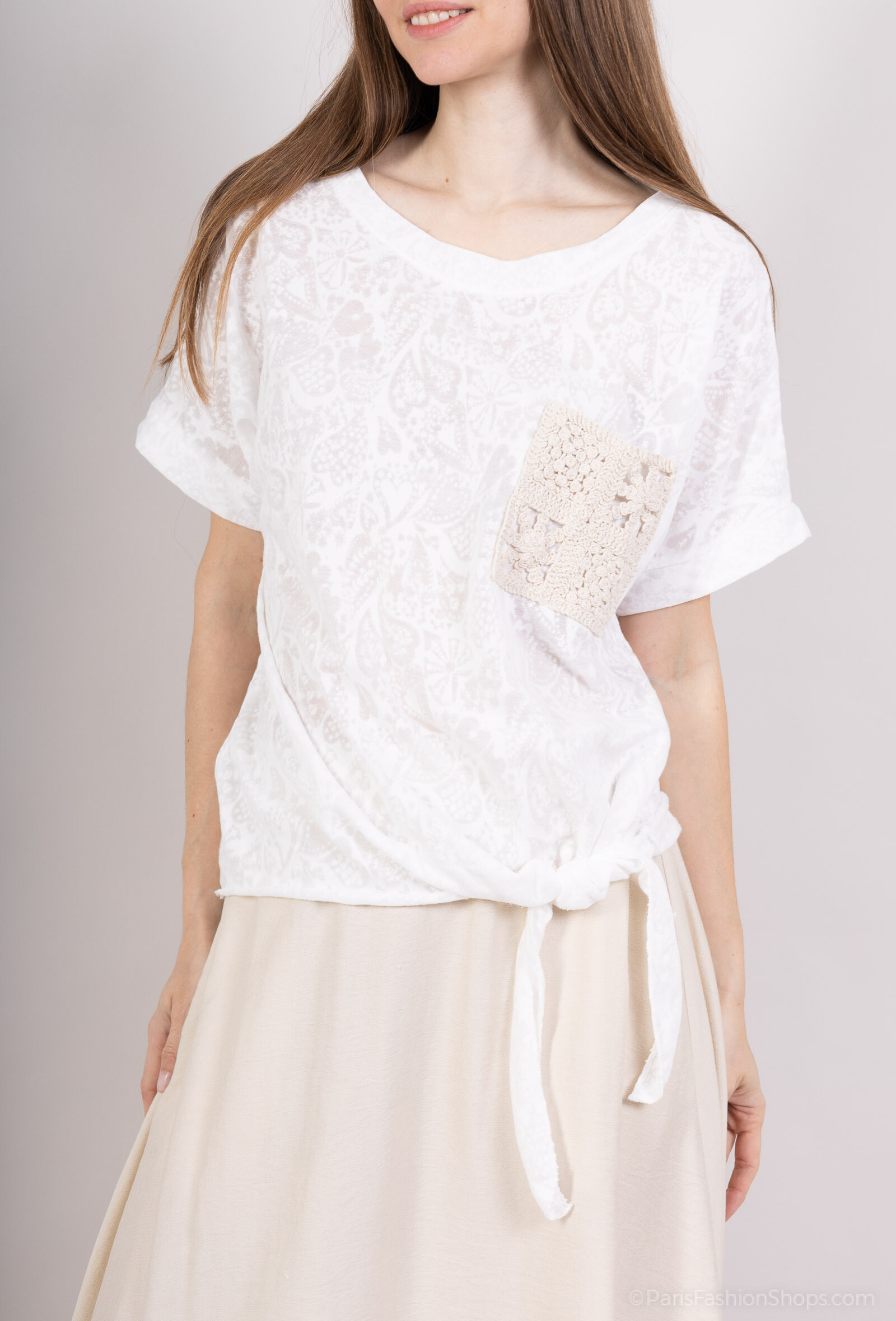 Grossiste MISS KOKO - t-shirt manches courtes en coton