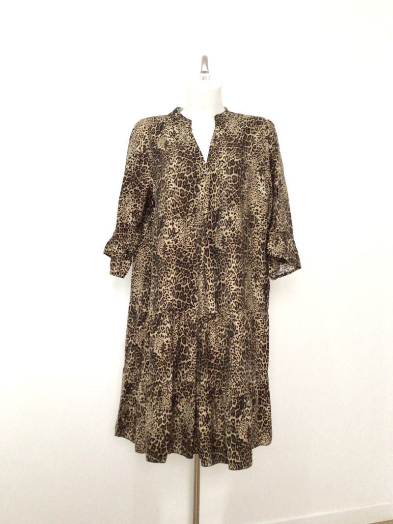 Mayorista MISS KOKO - vestido estampado leopardo