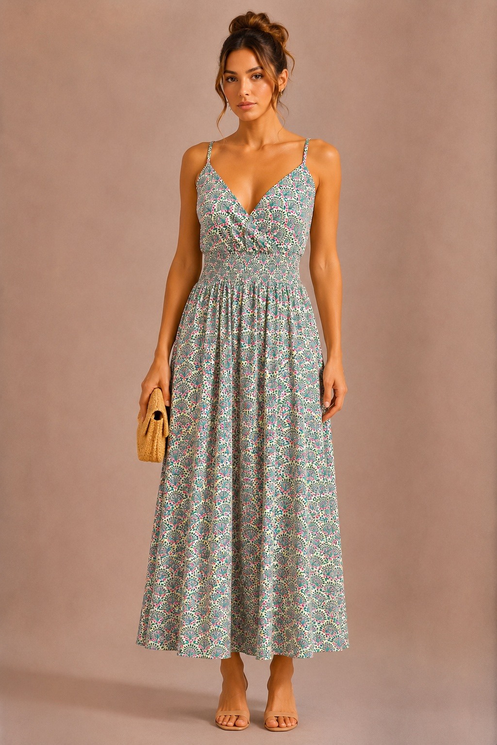 Wholesaler MISS SARA - Printed strap dress