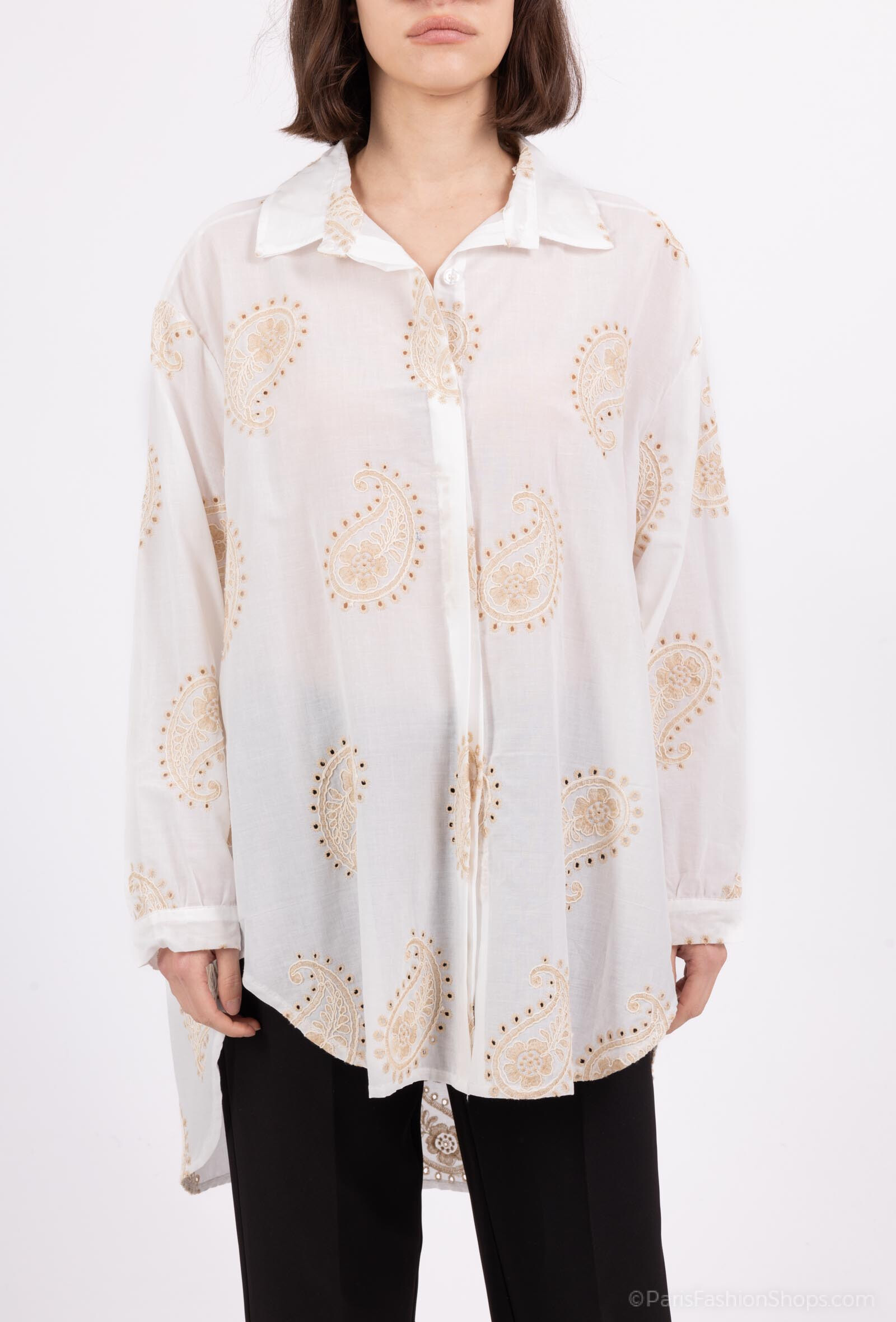 Wholesaler Miss Sissi - embroidered shirt
