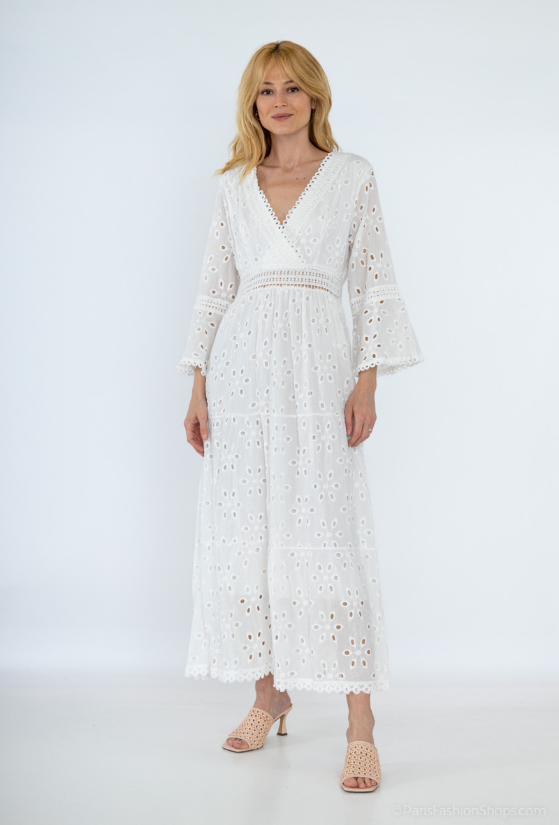 Wholesaler Miss Sissi - EMBROIDERY DRESS