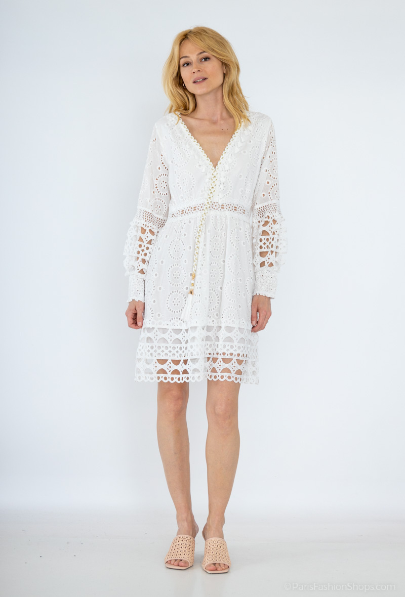 Wholesaler Miss Sissi - BORDER DRESS