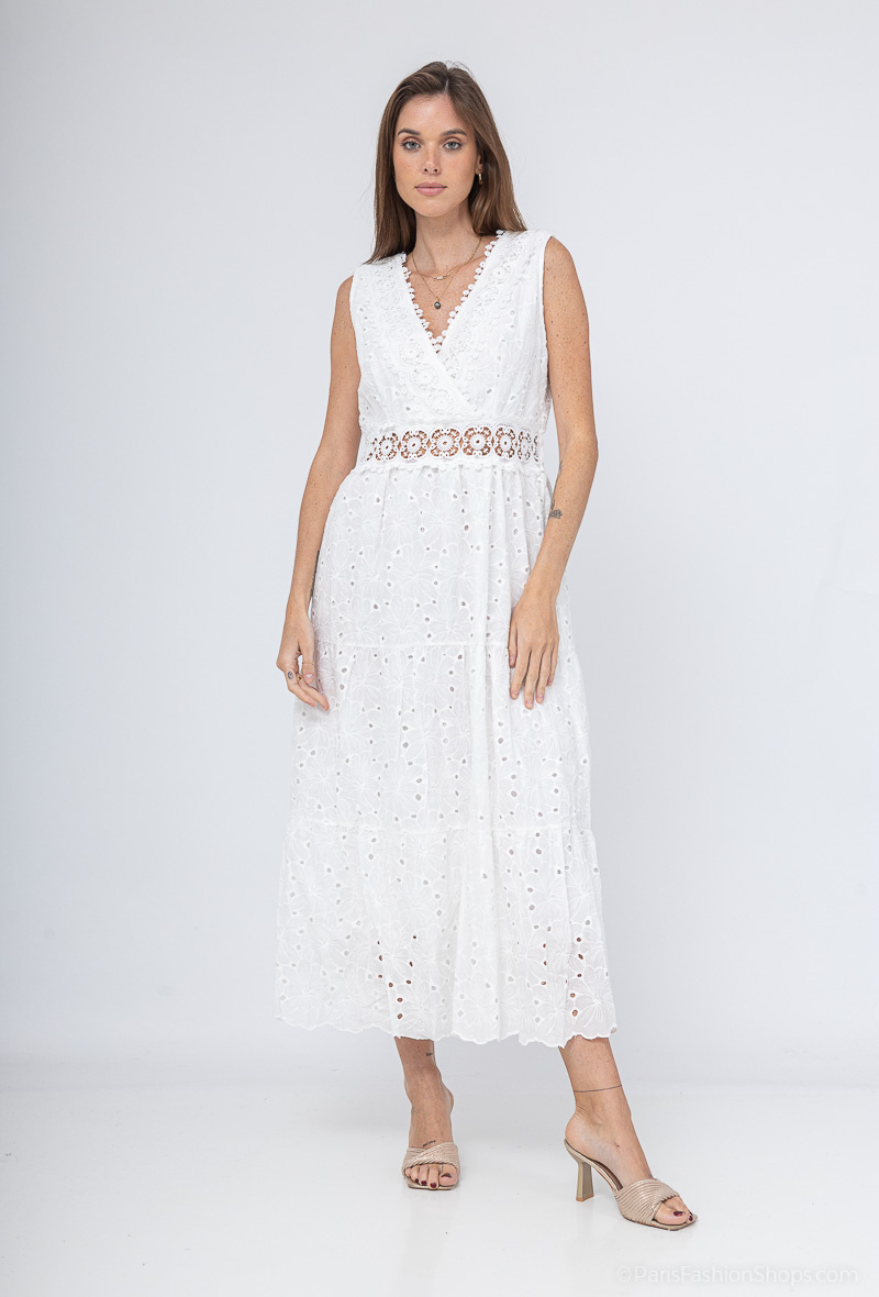Wholesaler Miss Sissi - long embroidered dress