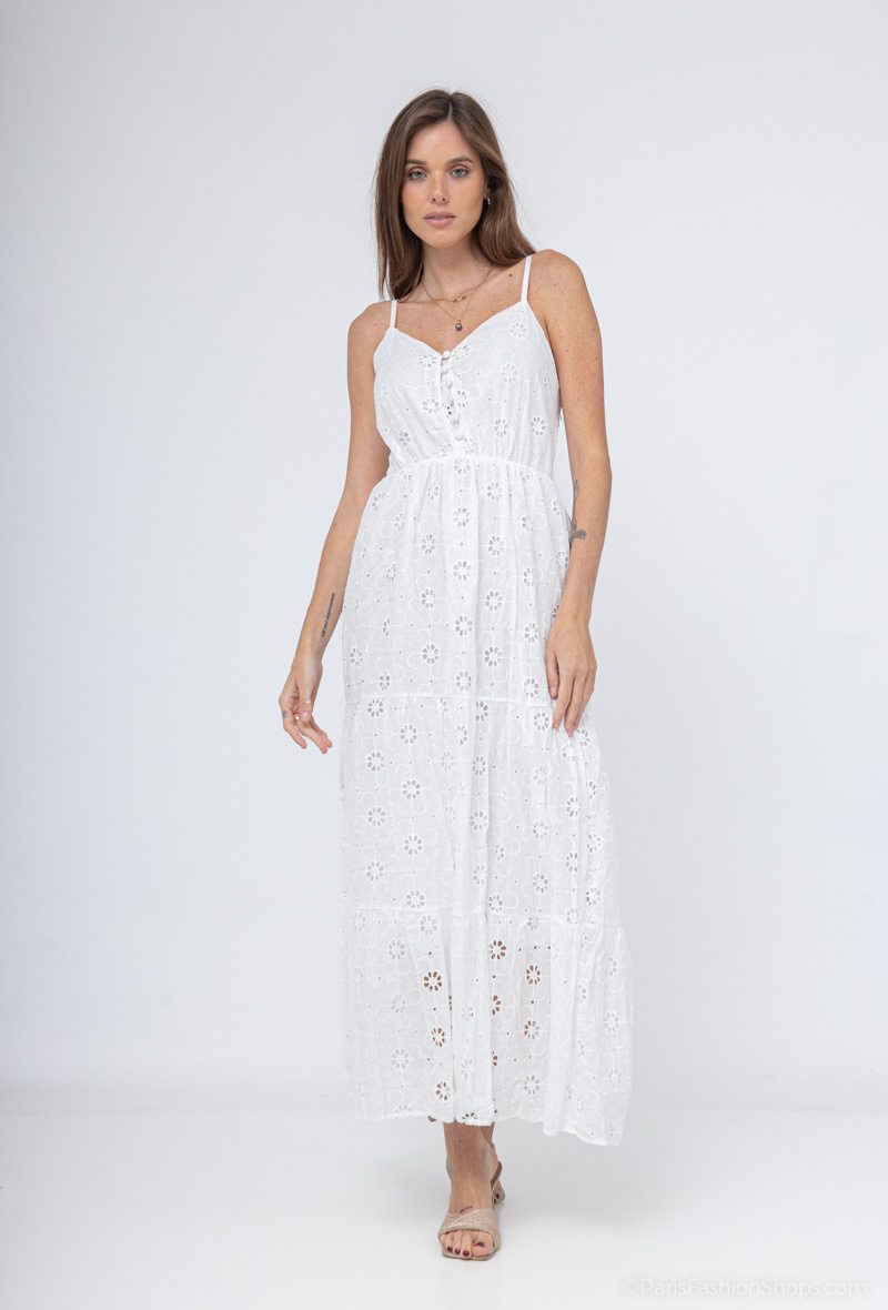 Wholesaler Miss Sissi - long embroidered dress