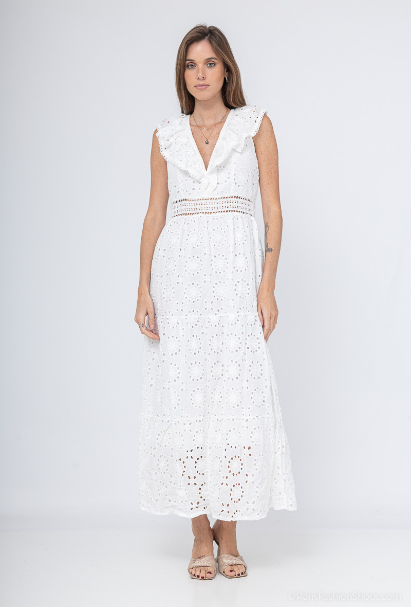 Wholesaler Miss Sissi - long embroidered dress