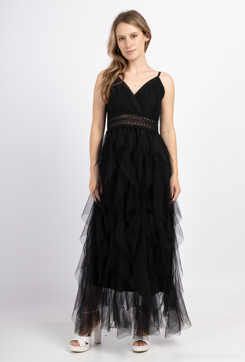 Wholesaler Miss Sissi - lace mid-length dress