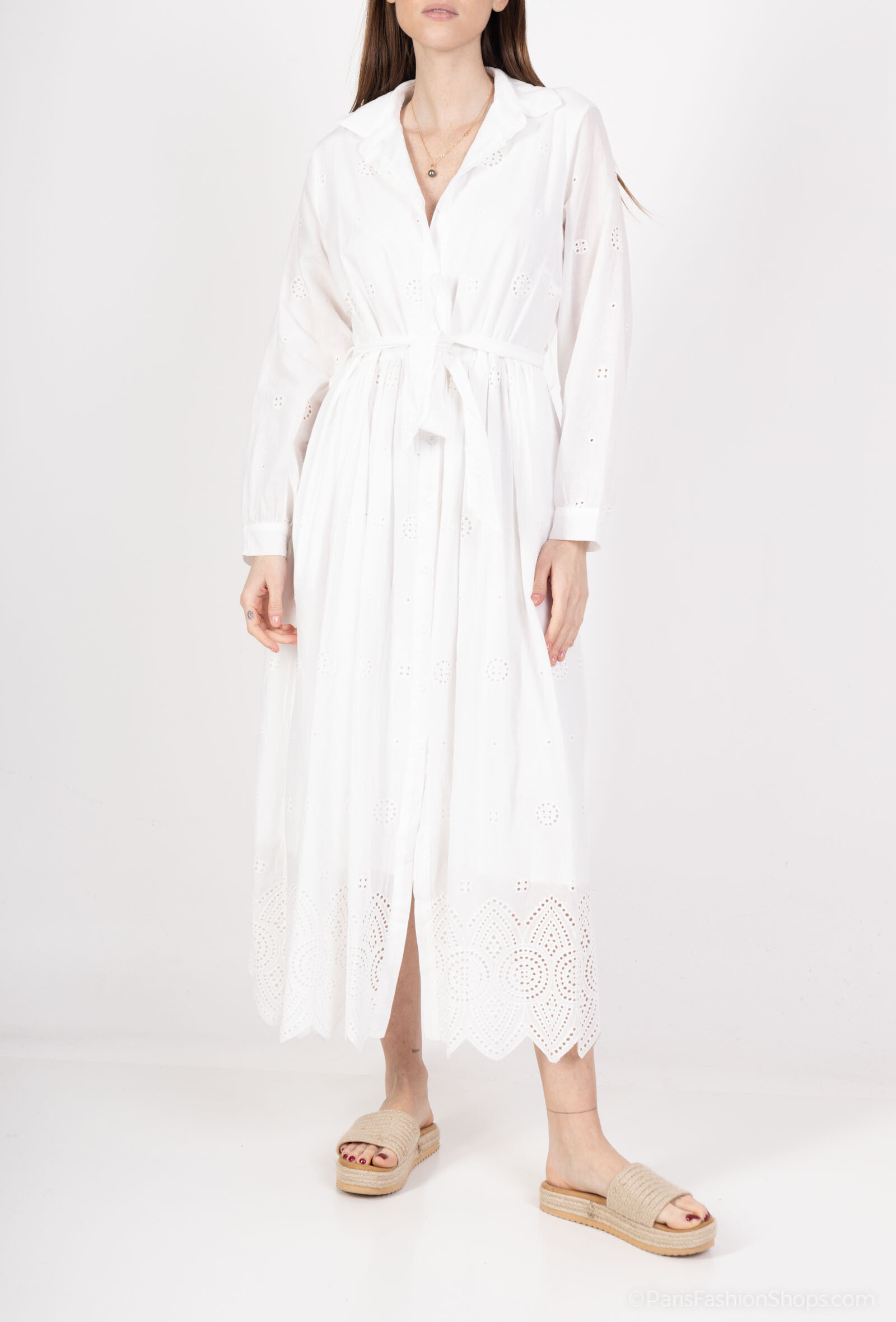 Wholesaler Miss Sissi - long embroidered dress