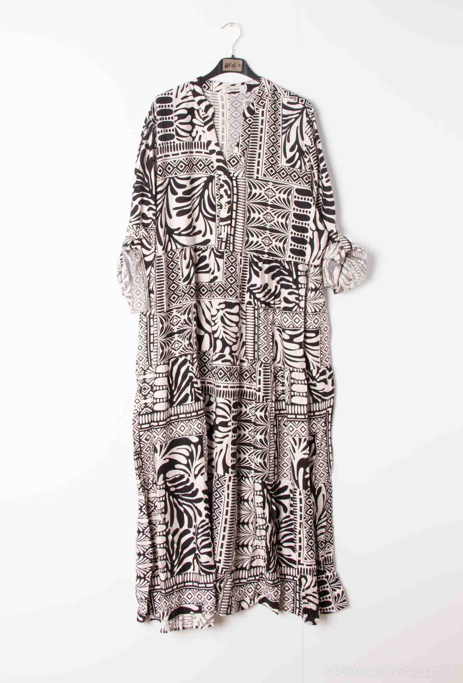 vestido estampado - Negro - 1 - formato grande