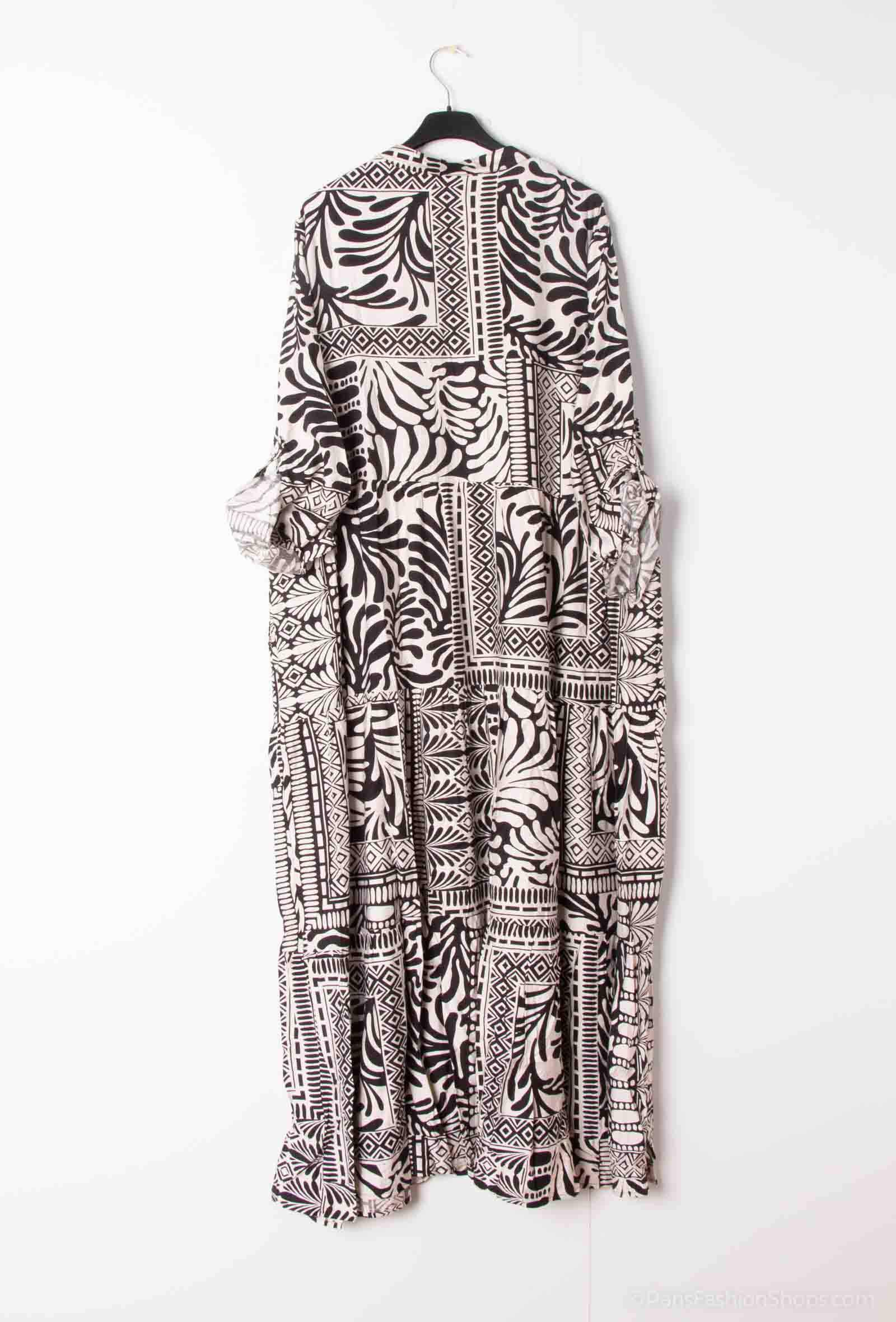 vestido estampado - Negro - 2 - formato grande