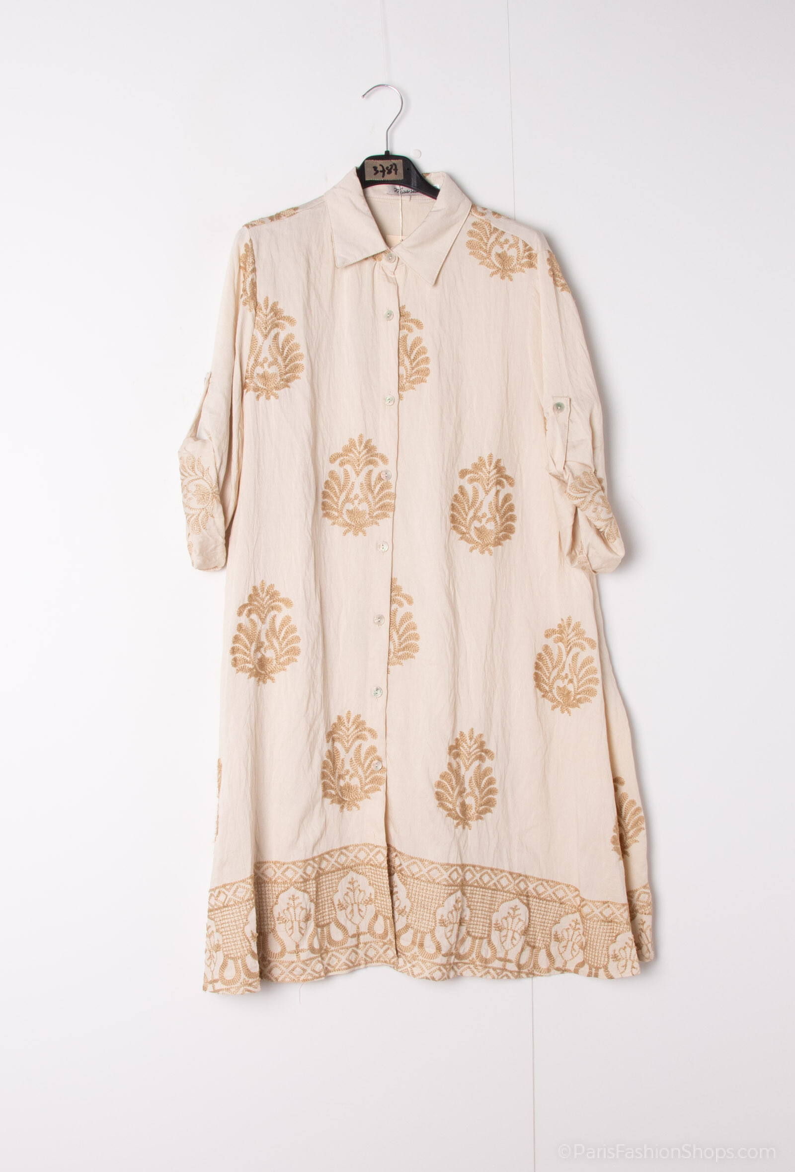 Wholesaler Miss Sissi - Mid-long dresses with embroidered