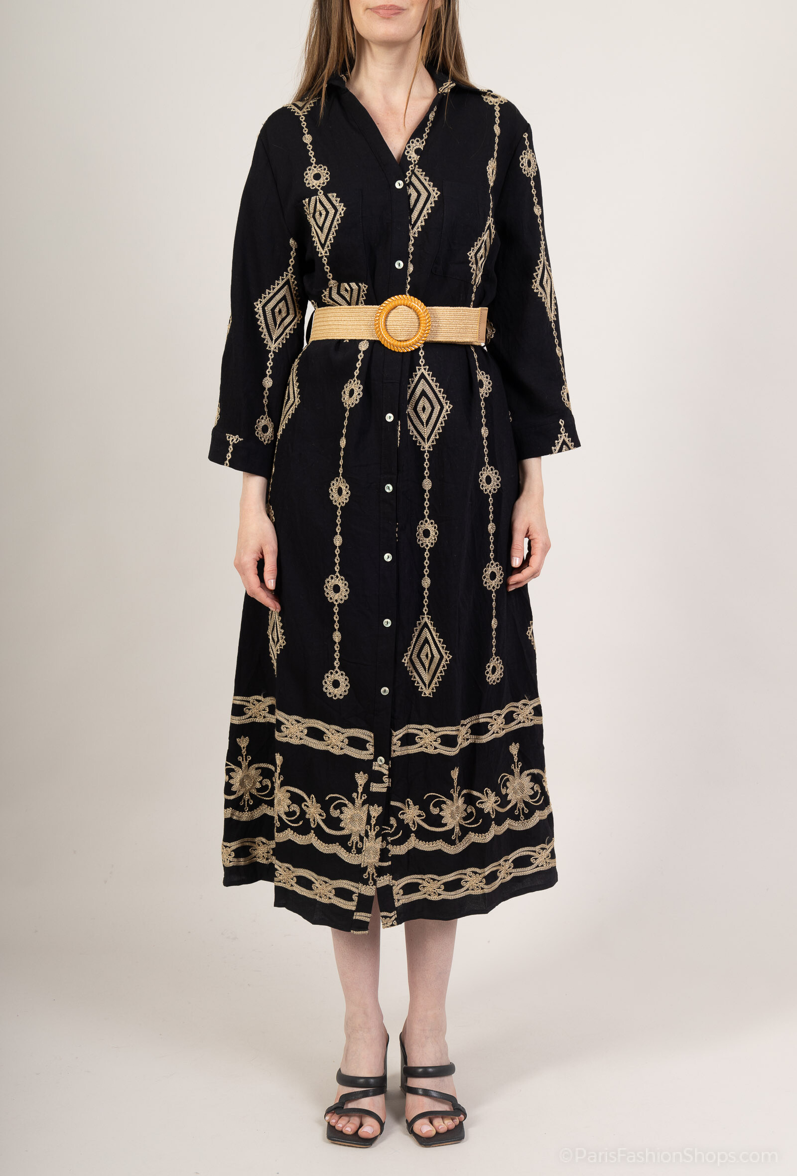 Wholesaler Miss Sissi - Dress with embroidery