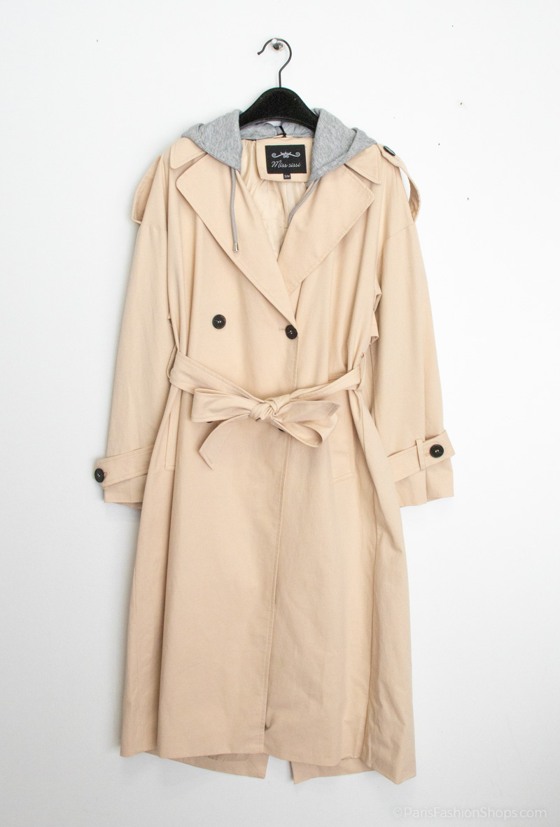 Wholesaler Miss Sissi - COTTON TRENCH