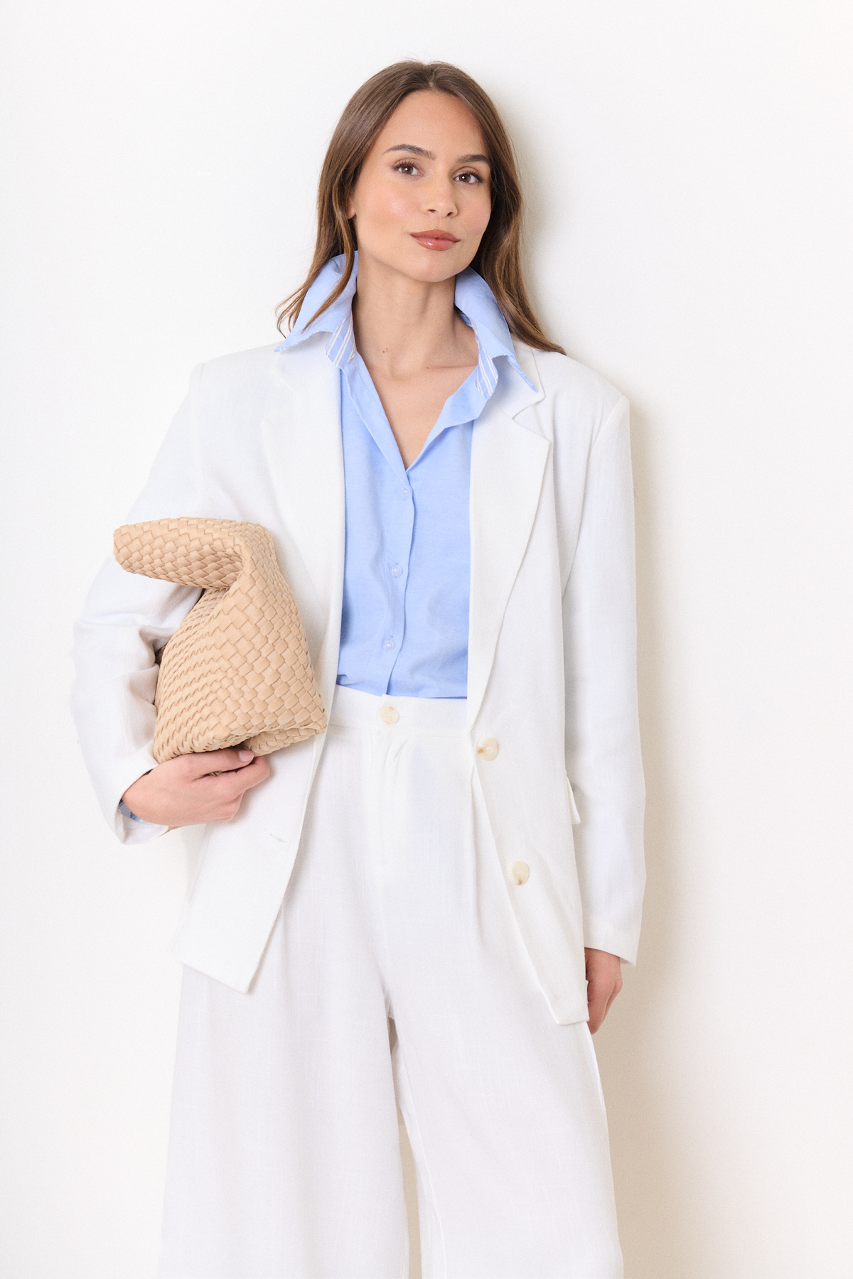 Grossiste Feelkoo - BLAZER EN LIN FLUIDE