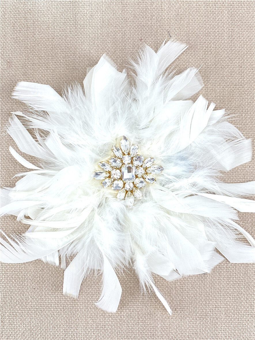 Wholesaler Missra Bijoux - Whimsical feather brooch