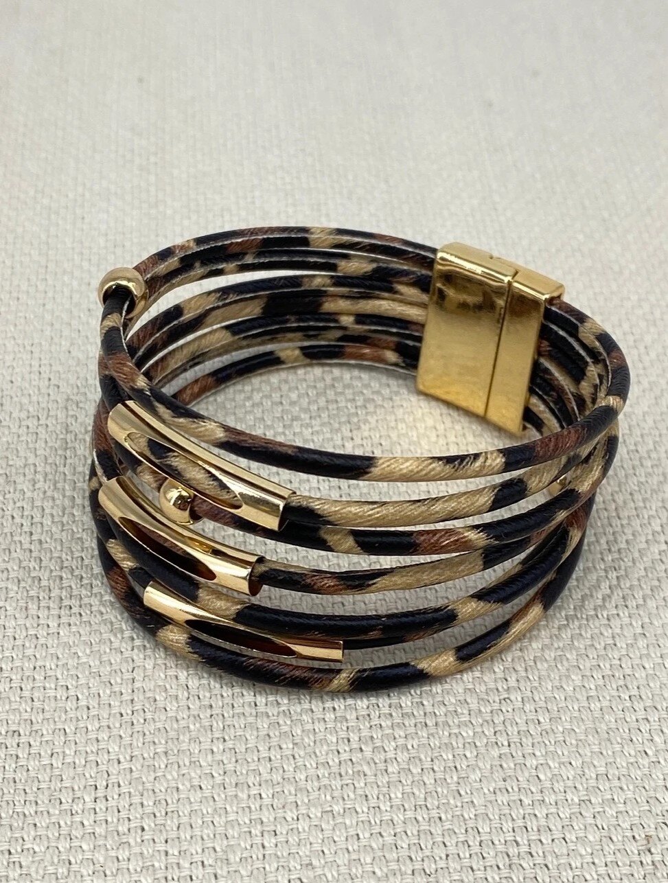 Großhändler MISSRA PARIS INFINITY - Leopardenarmband