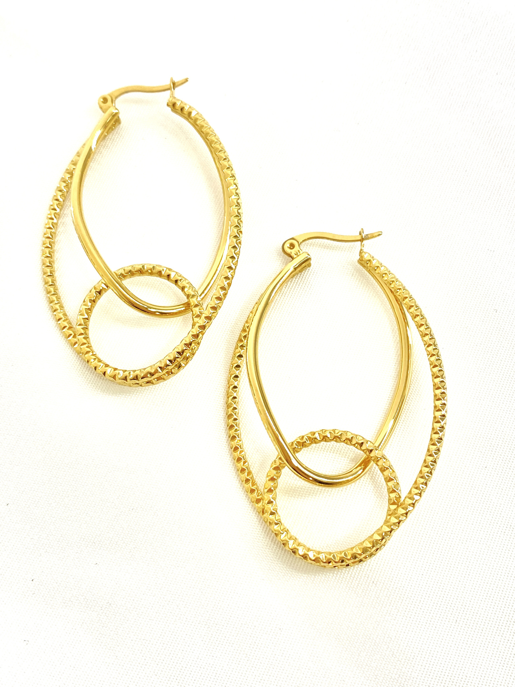 Grossiste Missra Paris - BOUCLE D'OREILLE EN ACIER