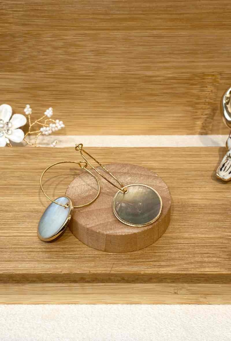 Grossiste Missra Paris - Boucles d’oreilles en acier inoxydable