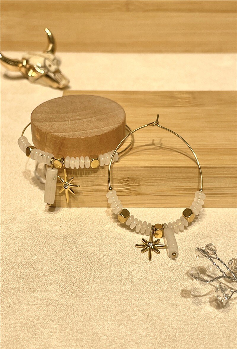 Grossiste Missra Paris - BOUCLES D'OREILLES EN ACIER INOXYDABLE