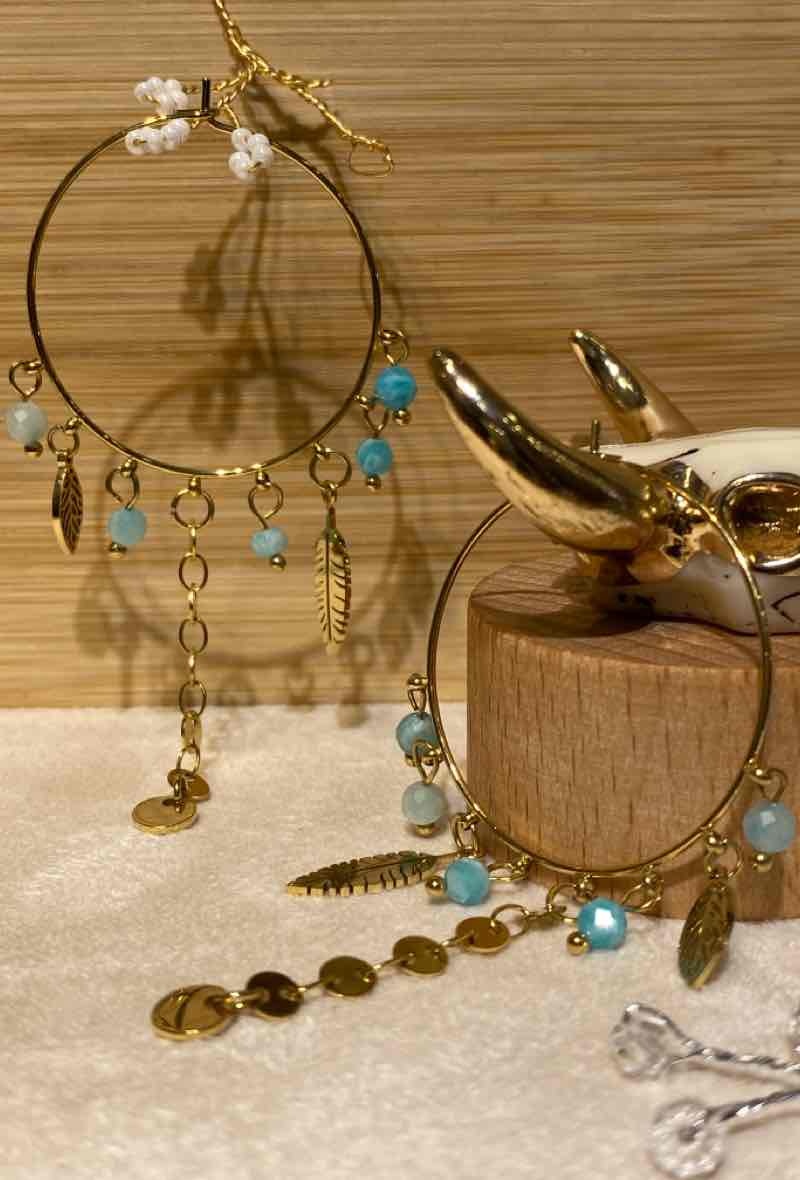 Grossiste Missra Paris - Boucles d'oreilles en acier inoxydable