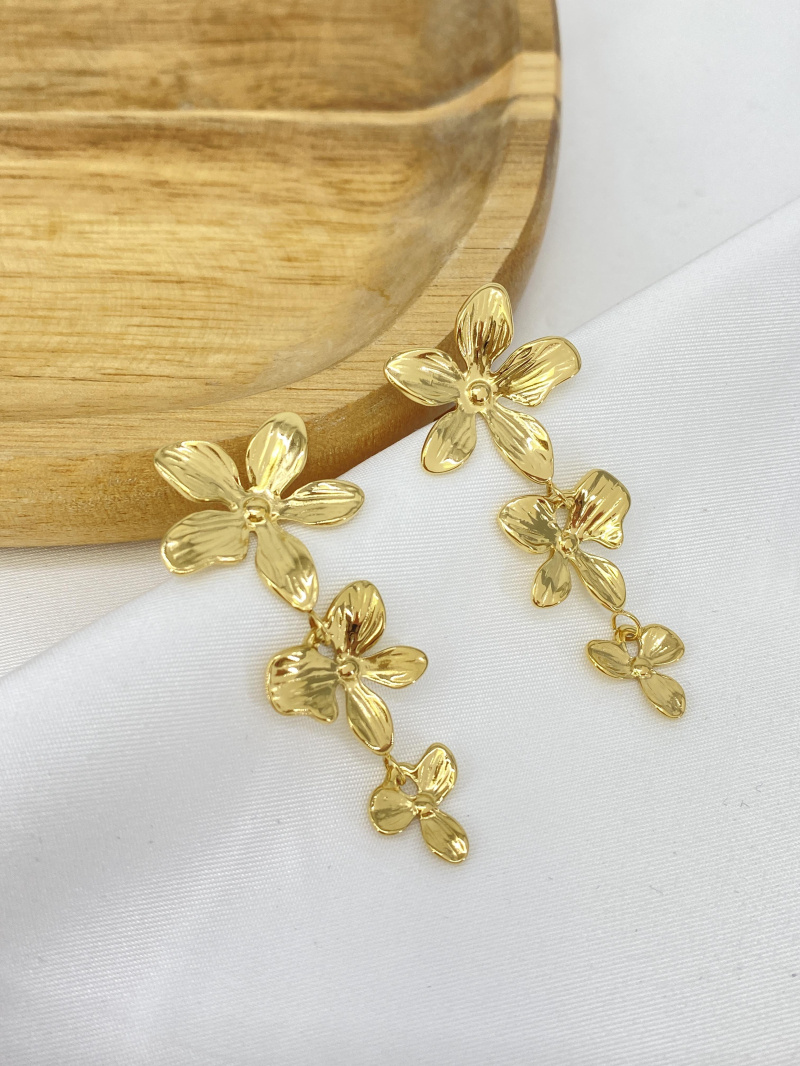 Grossiste Missra Paris - Boucles d'oreilles en acier inoxydable