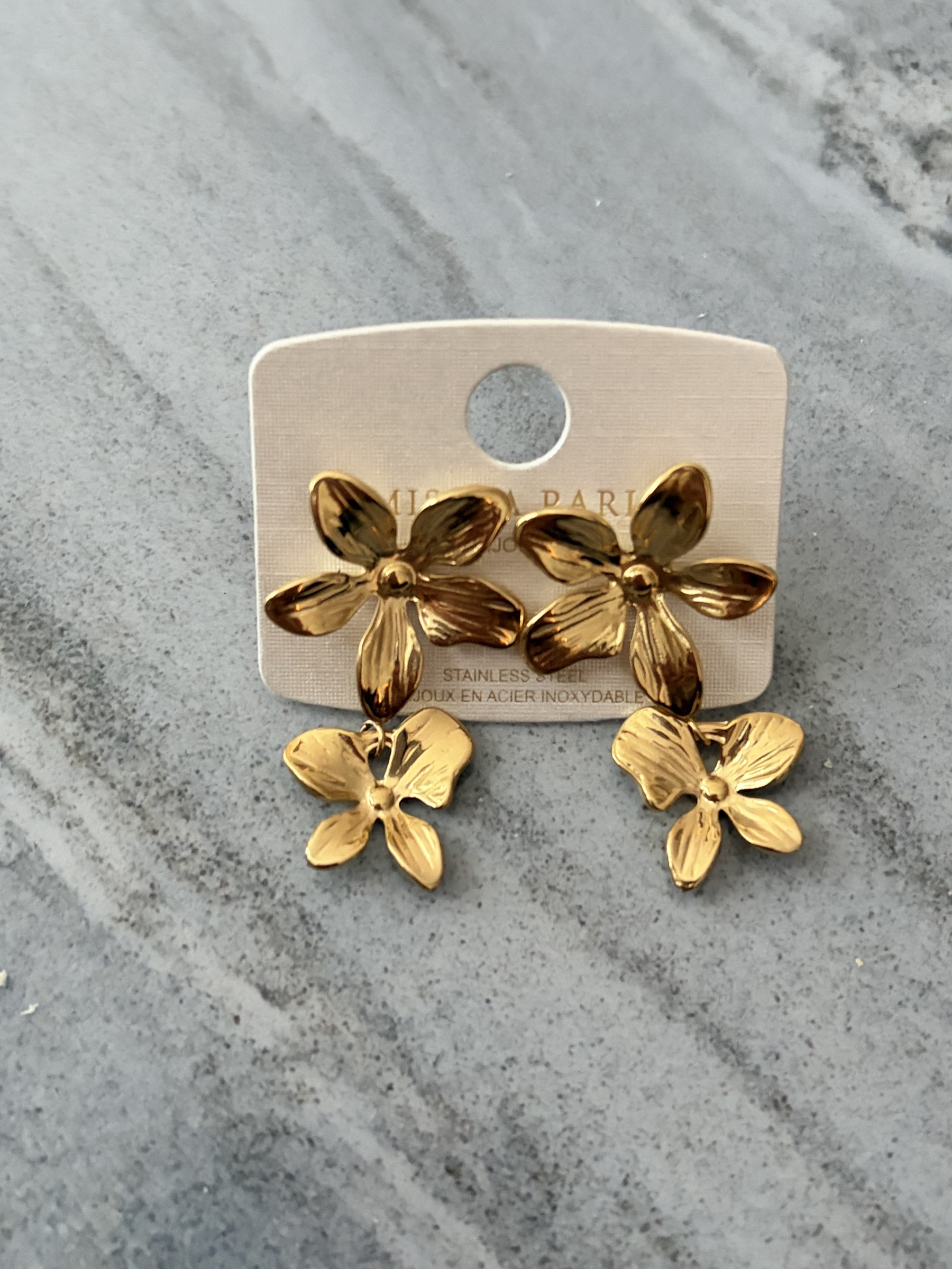 Grossiste Missra Paris - Boucles d'oreilles en acier inoxydable