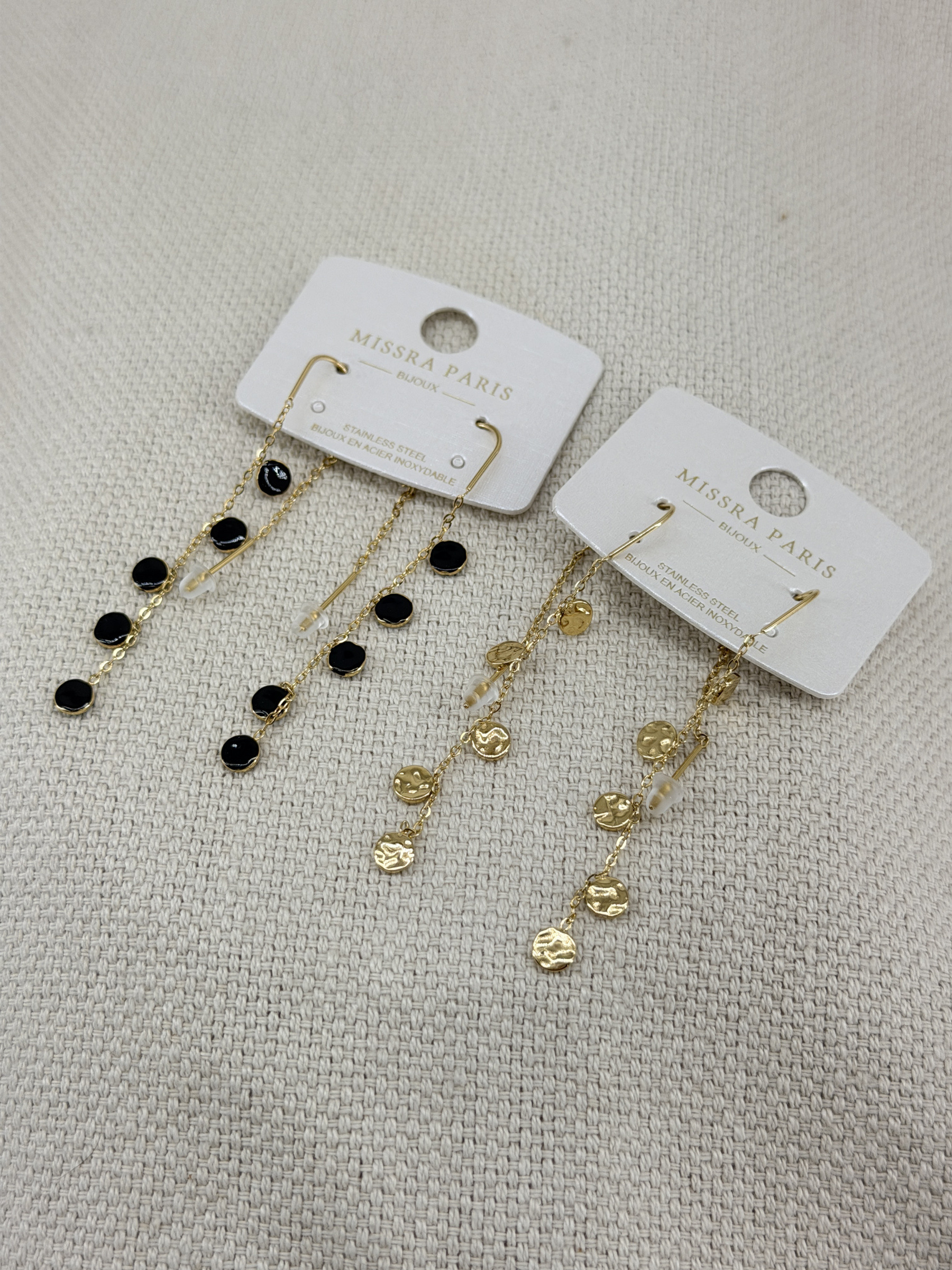 Grossiste Missra Paris - Lot de Boucles d'oreilles en acier inoxydable