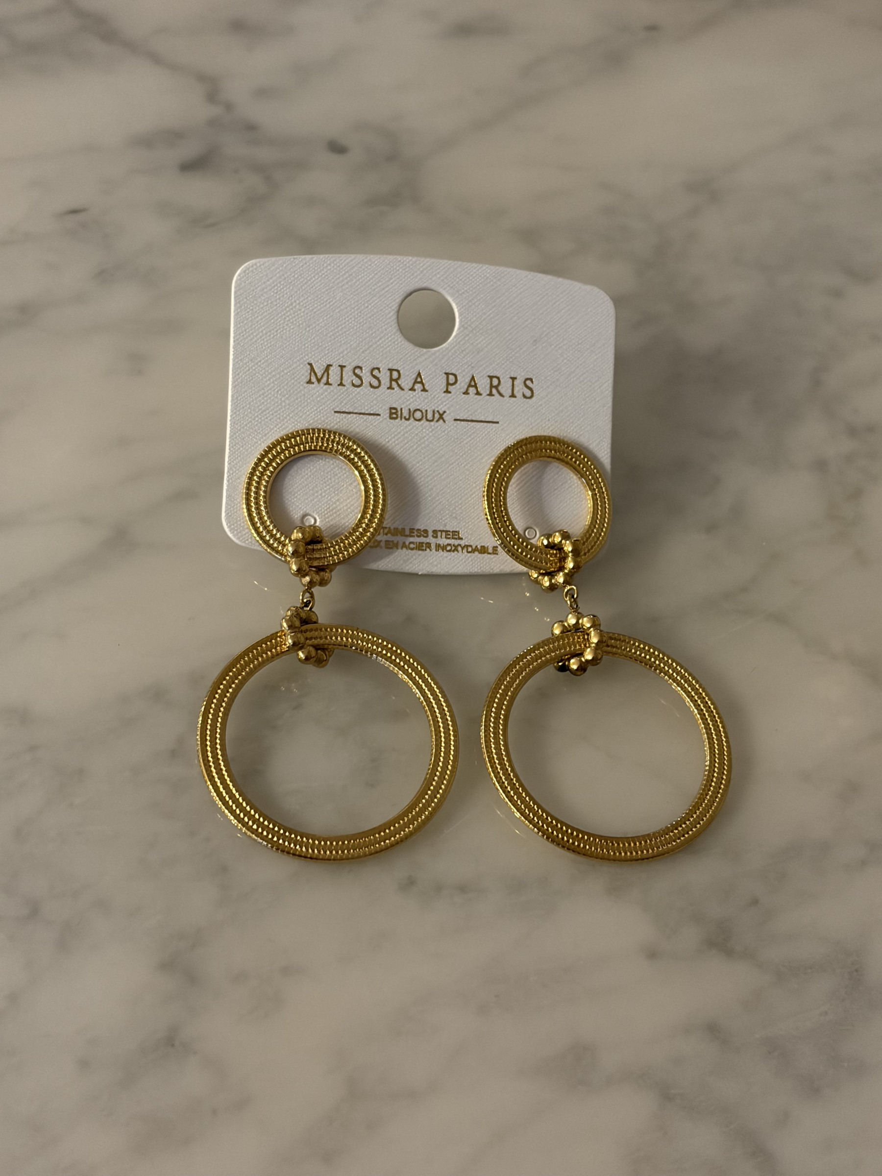 Mayorista Missra Paris - Pendientes de acero inoxidable