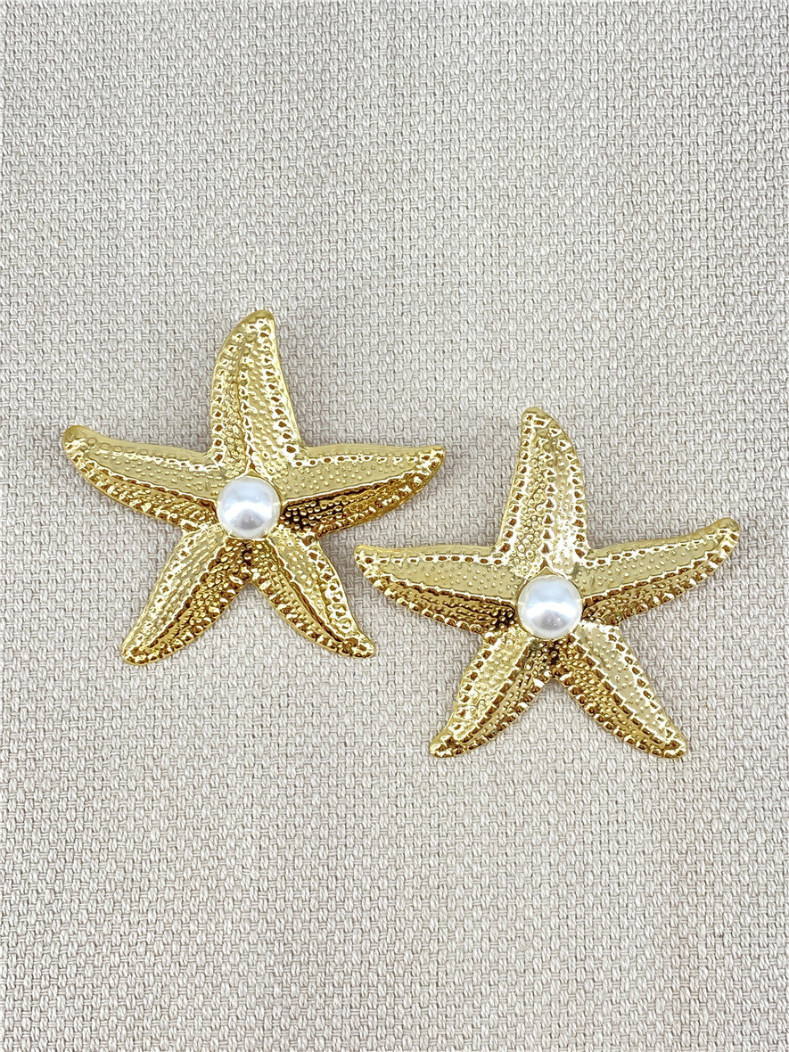 Mayorista Missra Paris - Pendientes de estrella de acero inoxidable