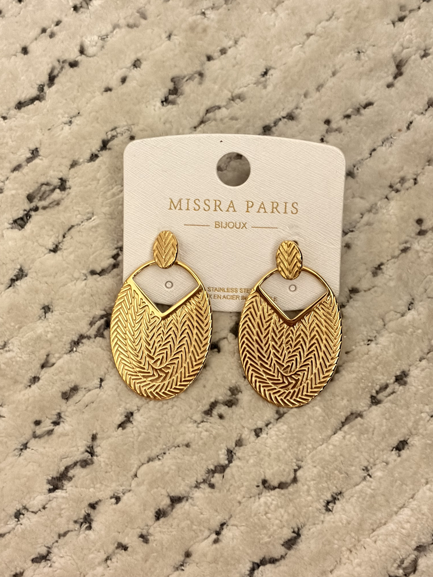 Mayorista Missra Paris - Pendientes de acero inoxidable